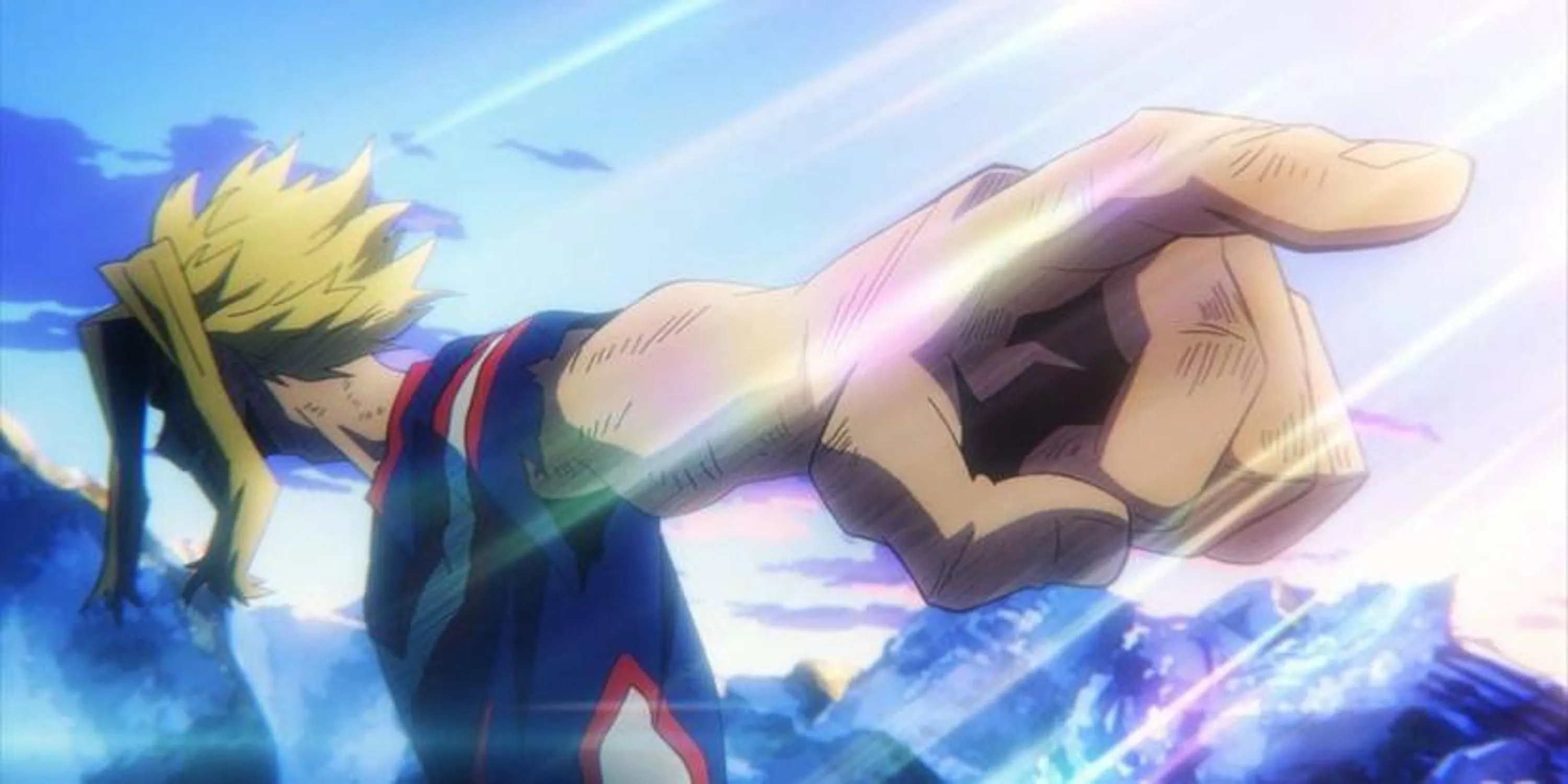 All Might đưa ra thông điệp 'Người kế thừa tiếp theo là con' (You're next) tới Deku