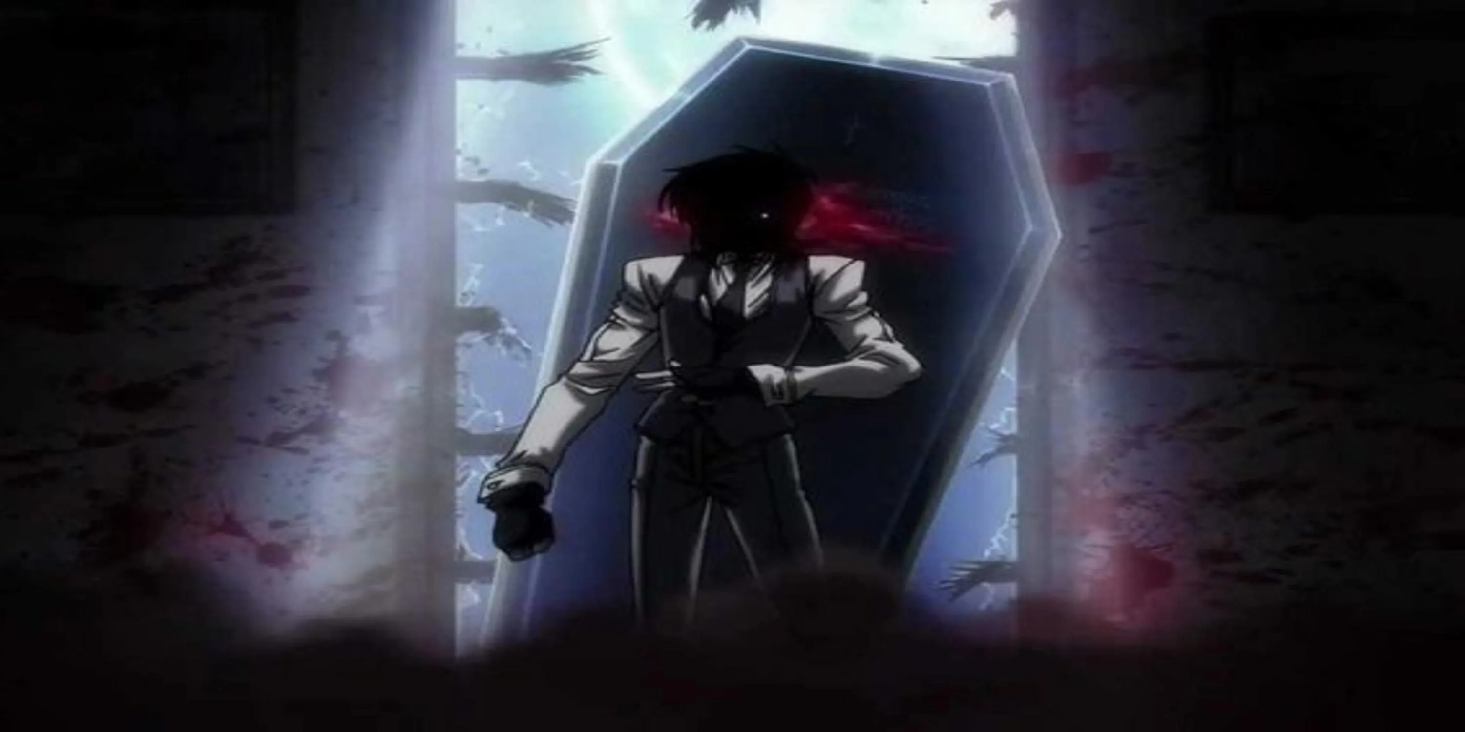 Alucard và Walter trẻ tuổi trong Hellsing The Dawn bối cảnh Thế chiến II