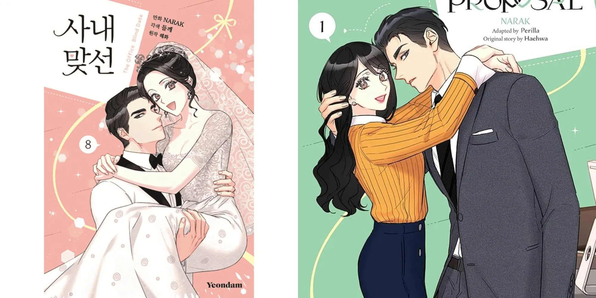 Ảnh bìa manhwa A Business Proposal, câu chuyện tình yêu hợp đồng giả