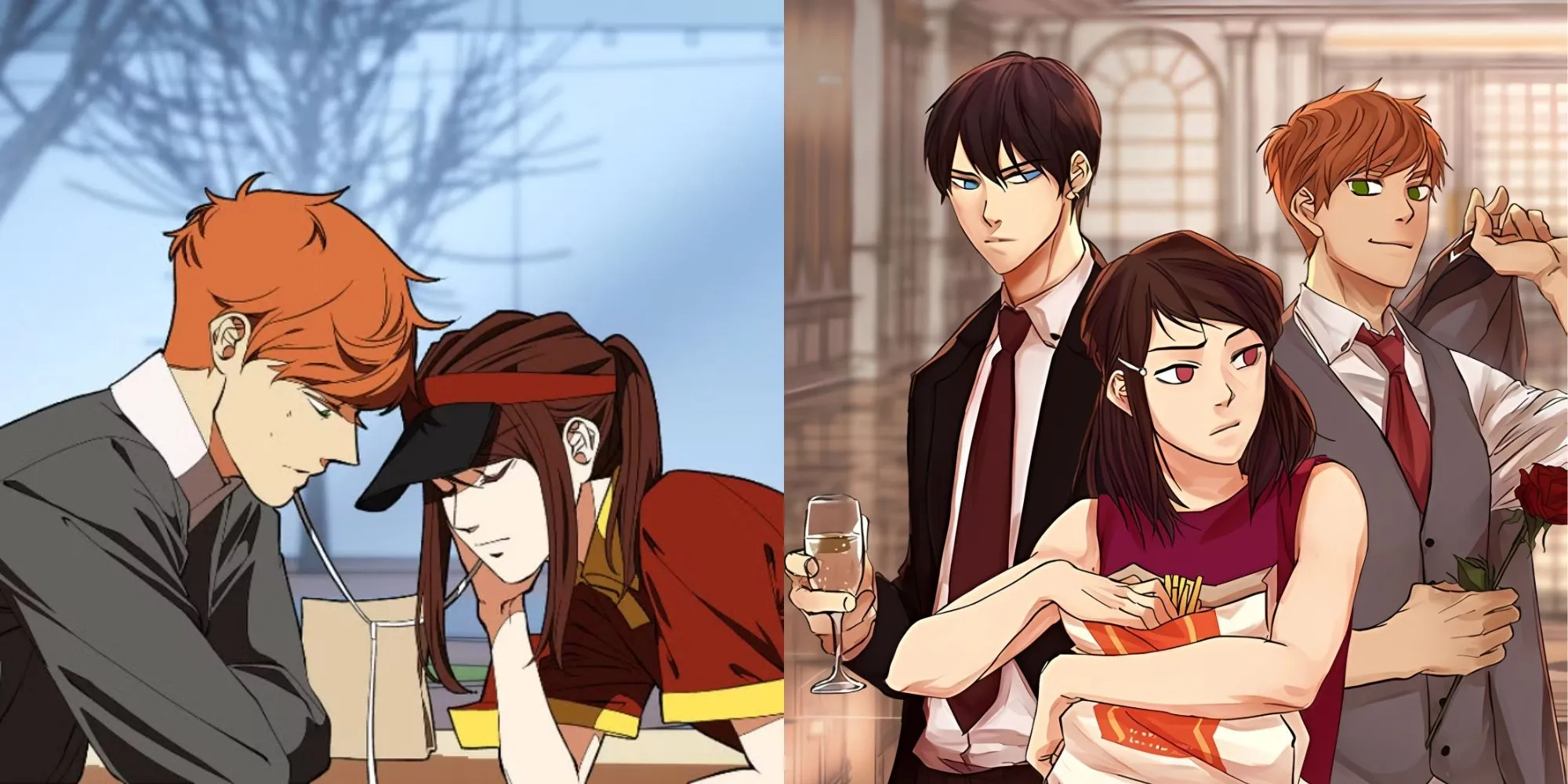Ảnh bìa webtoon I Love Yoo, câu chuyện tình cảm phức tạp
