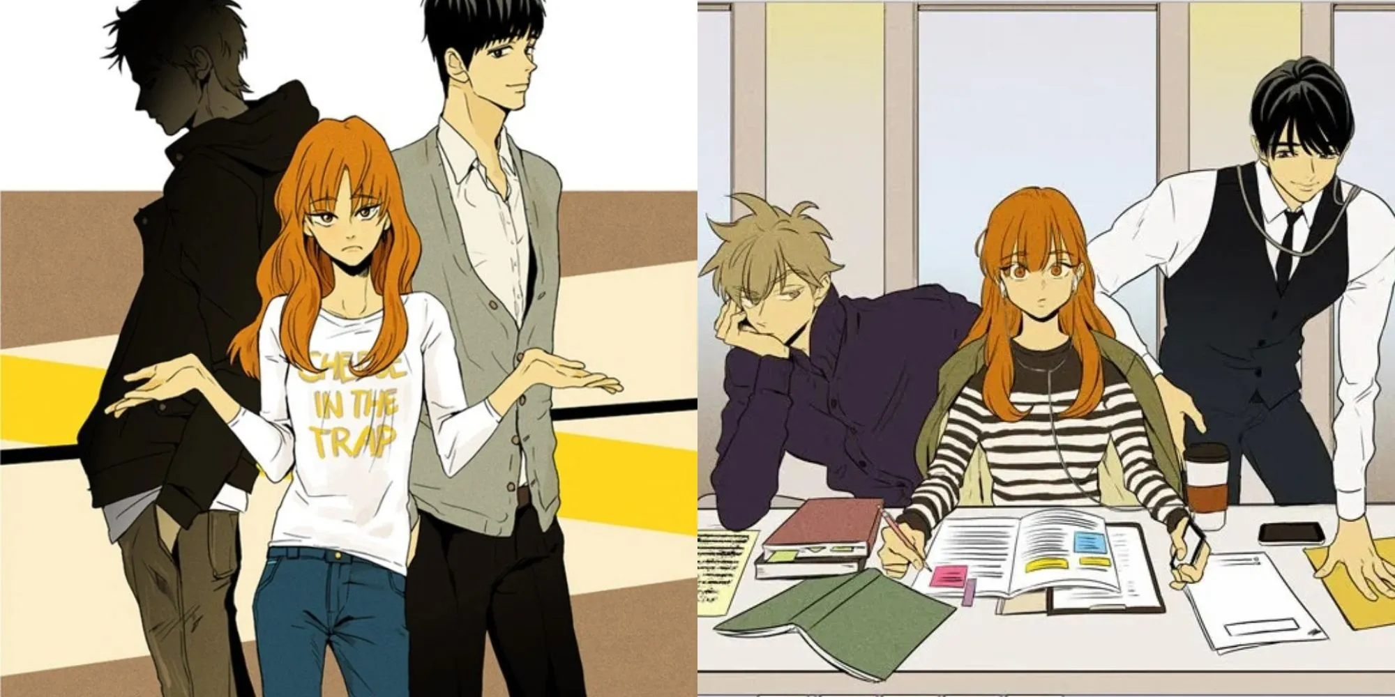 Ảnh bìa webtoon tâm lý lãng mạn Cheese in the Trap