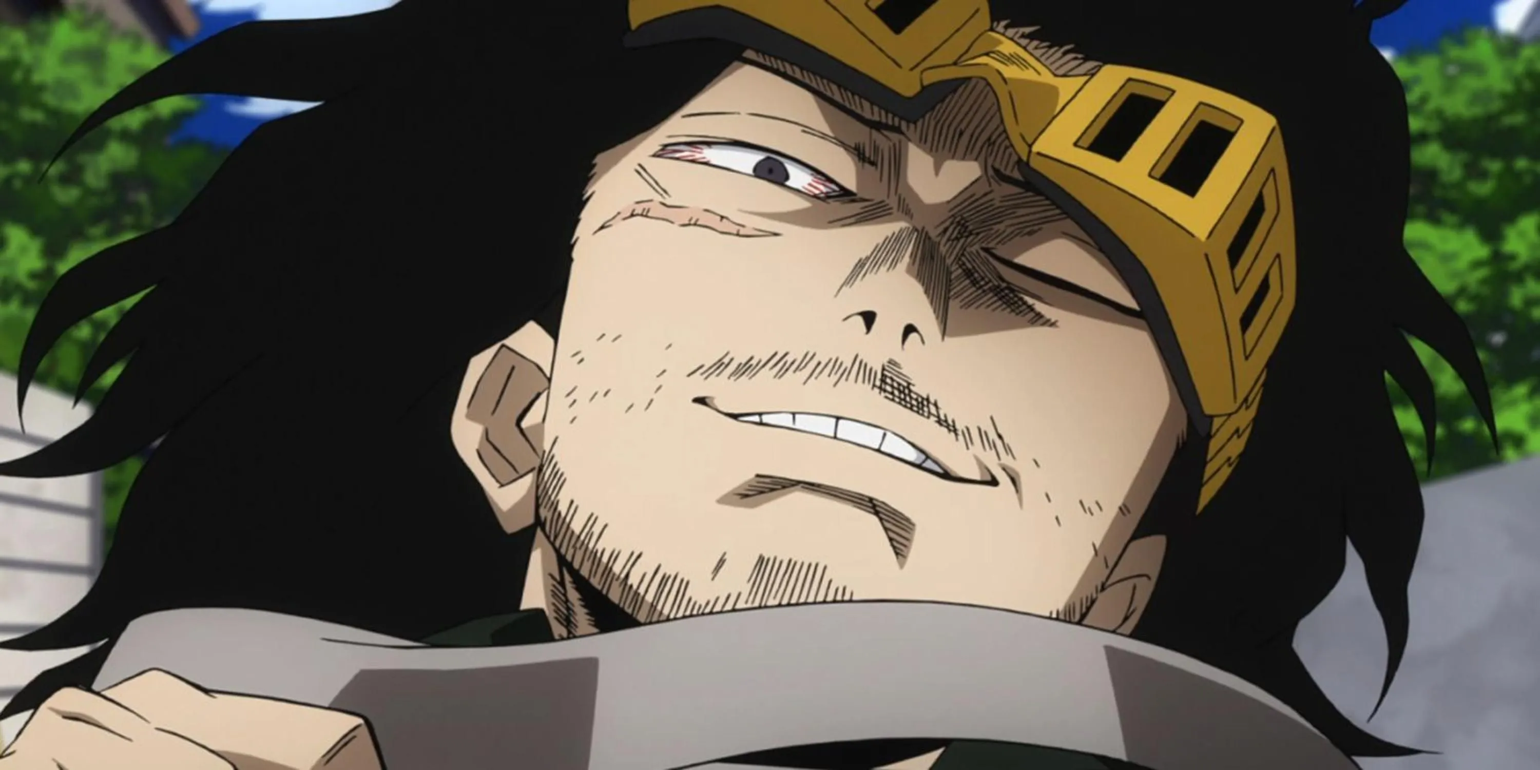 Anh hùng Xóa Bỏ, Shota Aizawa, sử dụng Quirk Erasure (Xóa Bỏ) trong My Hero Academia