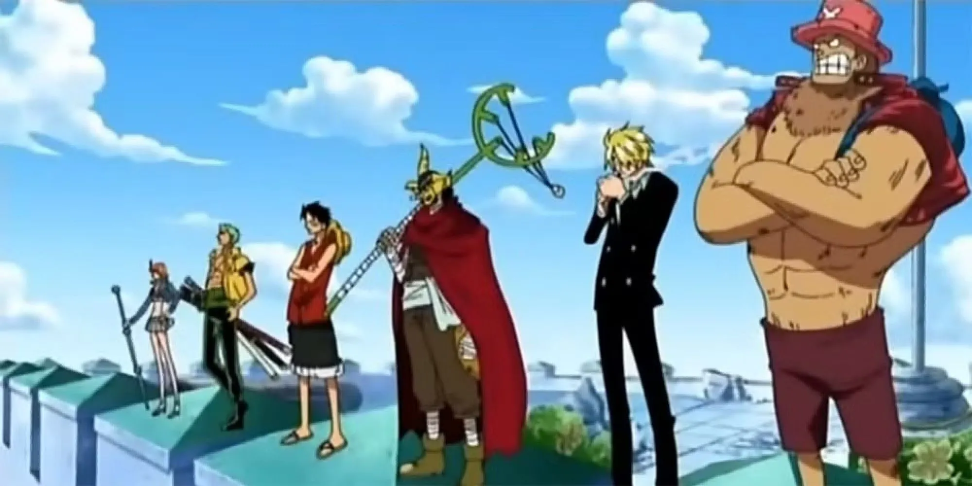 Băng Mũ Rơm tại Enies Lobby trong anime One Piece