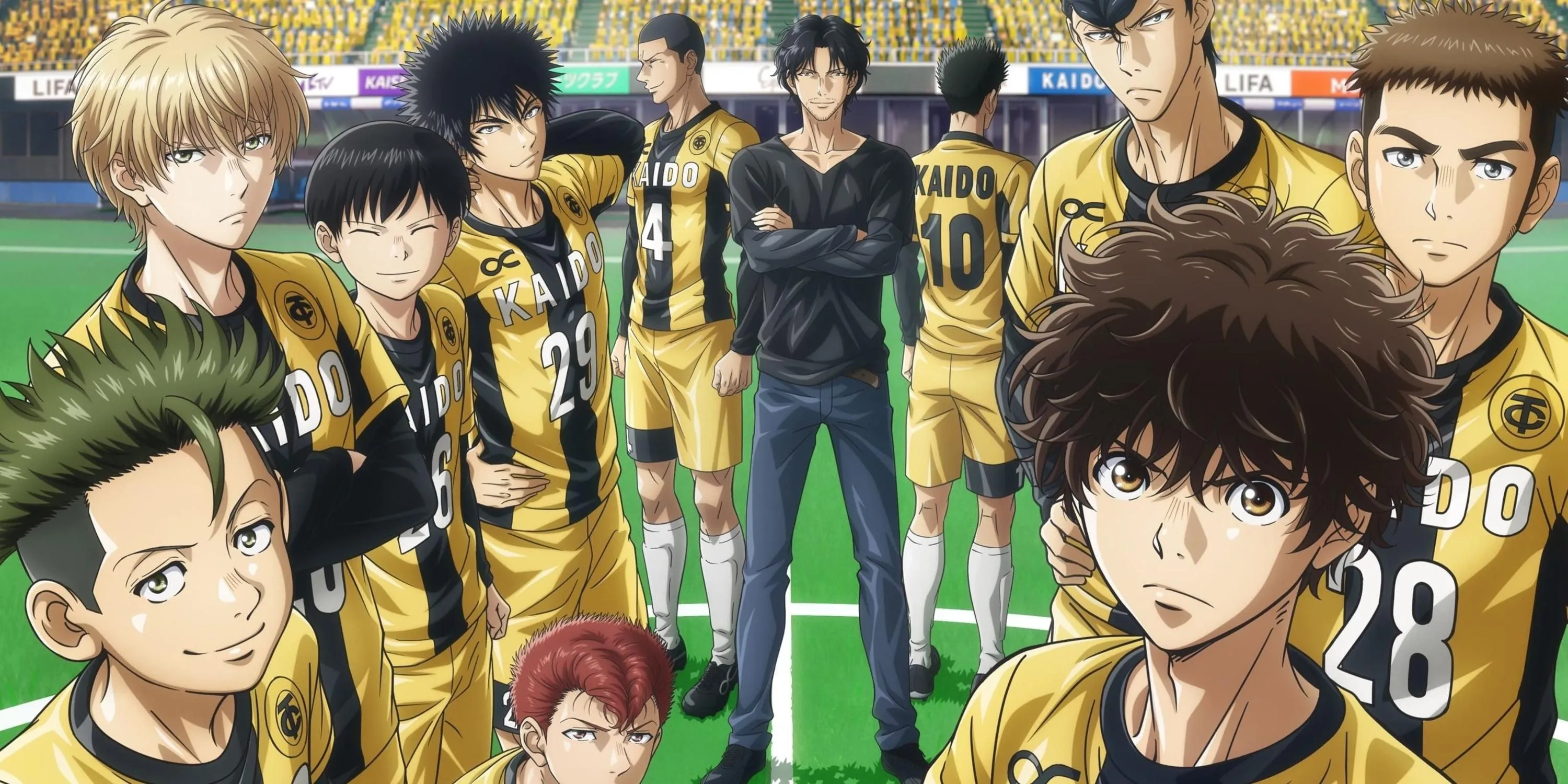 Các cầu thủ và quản lý đội bóng trong anime Aoashi