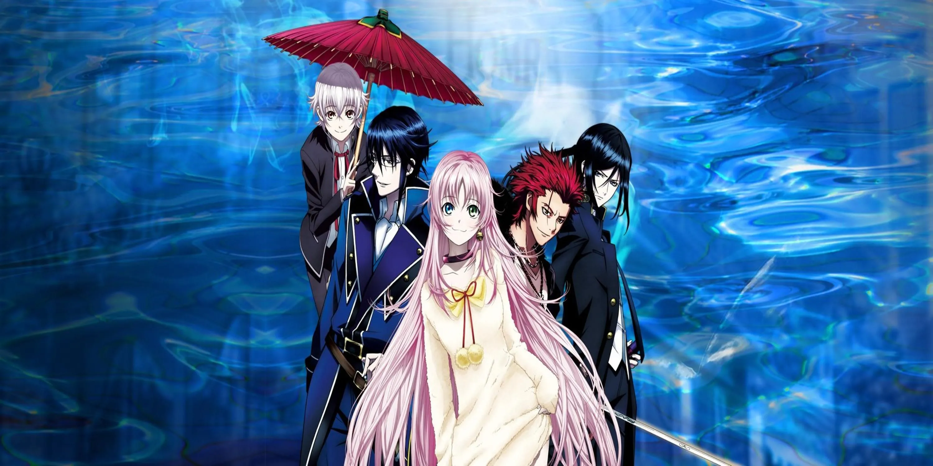 Các thành viên của Hồng tộc HOMRA trong anime K
