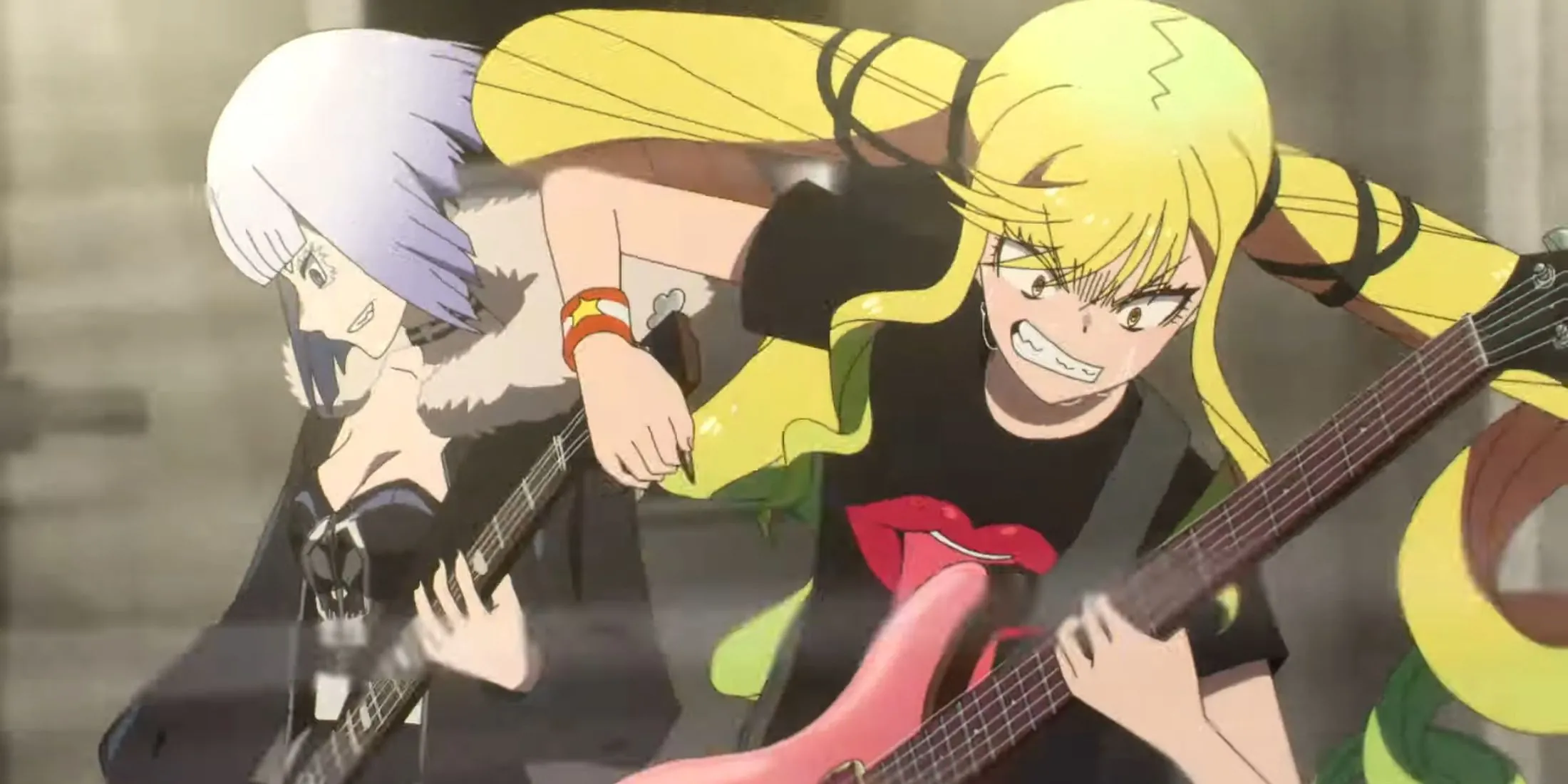 Cảnh từ anime Rock Is A Lady's Modesty, series về âm nhạc và tuổi mới lớn