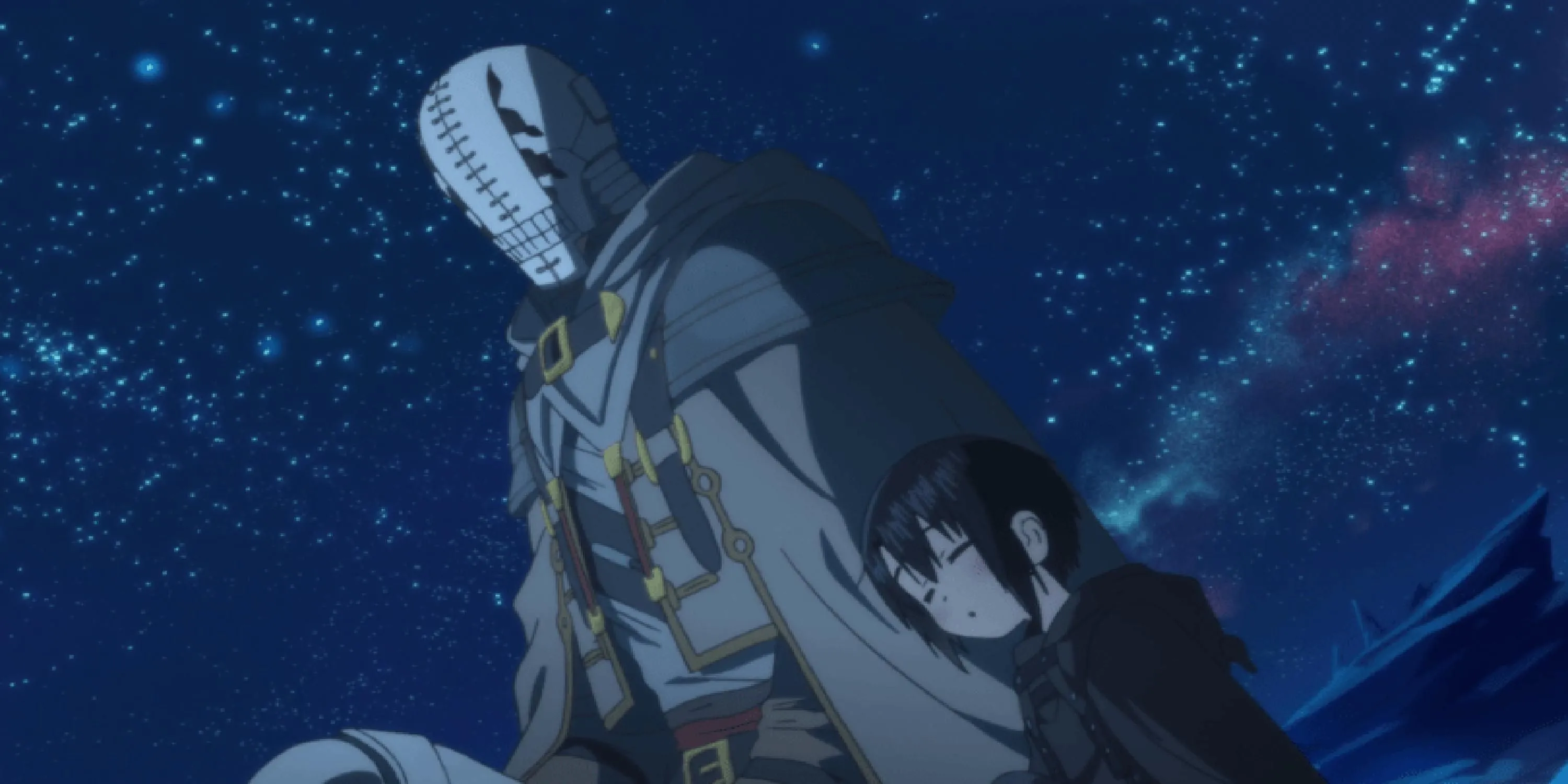 Golem Golem và cô bé Somali trong anime Somali and the Forest Spirit