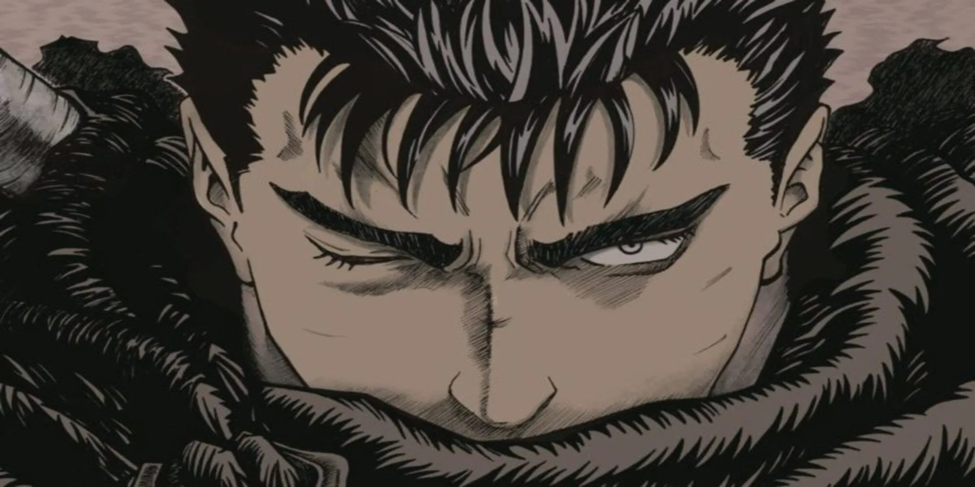 Guts với thanh kiếm rồng trong Berserk, biểu tượng của sức mạnh và ý chí