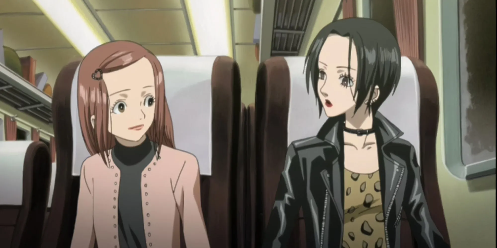 Hachi và Nana gặp nhau, khoảnh khắc khởi đầu cho tình bạn phức tạp trong anime Nana.