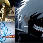 Hình ảnh các nhân vật anime thể hiện sự căng thẳng của thể loại tâm lý