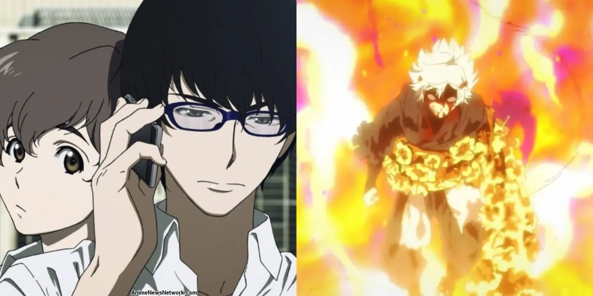 Hình ảnh đại diện cho thể loại anime đen tối và tâm lý nặng nề
