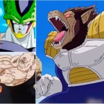Hình ảnh giới thiệu Dragon Ball Z với nhiều nhân vật, bao gồm Vegeta dạng Khỉ Đột (Great Ape)