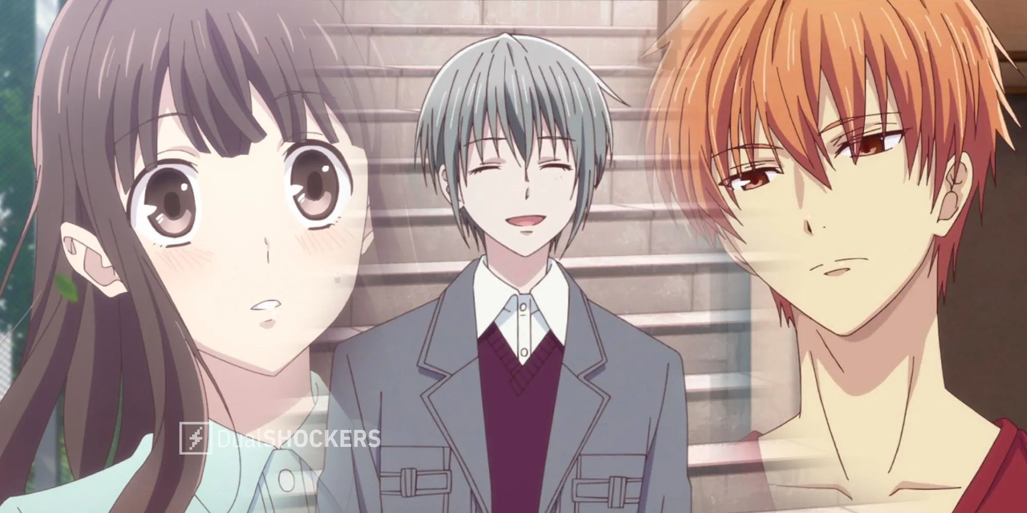Hình ảnh minh họa các nhân vật chính trong anime Fruits Basket
