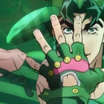 Jonathan Joestar với tư thế che tay đặc trưng trong JoJo's Bizarre Adventure phần 1 Phantom Blood