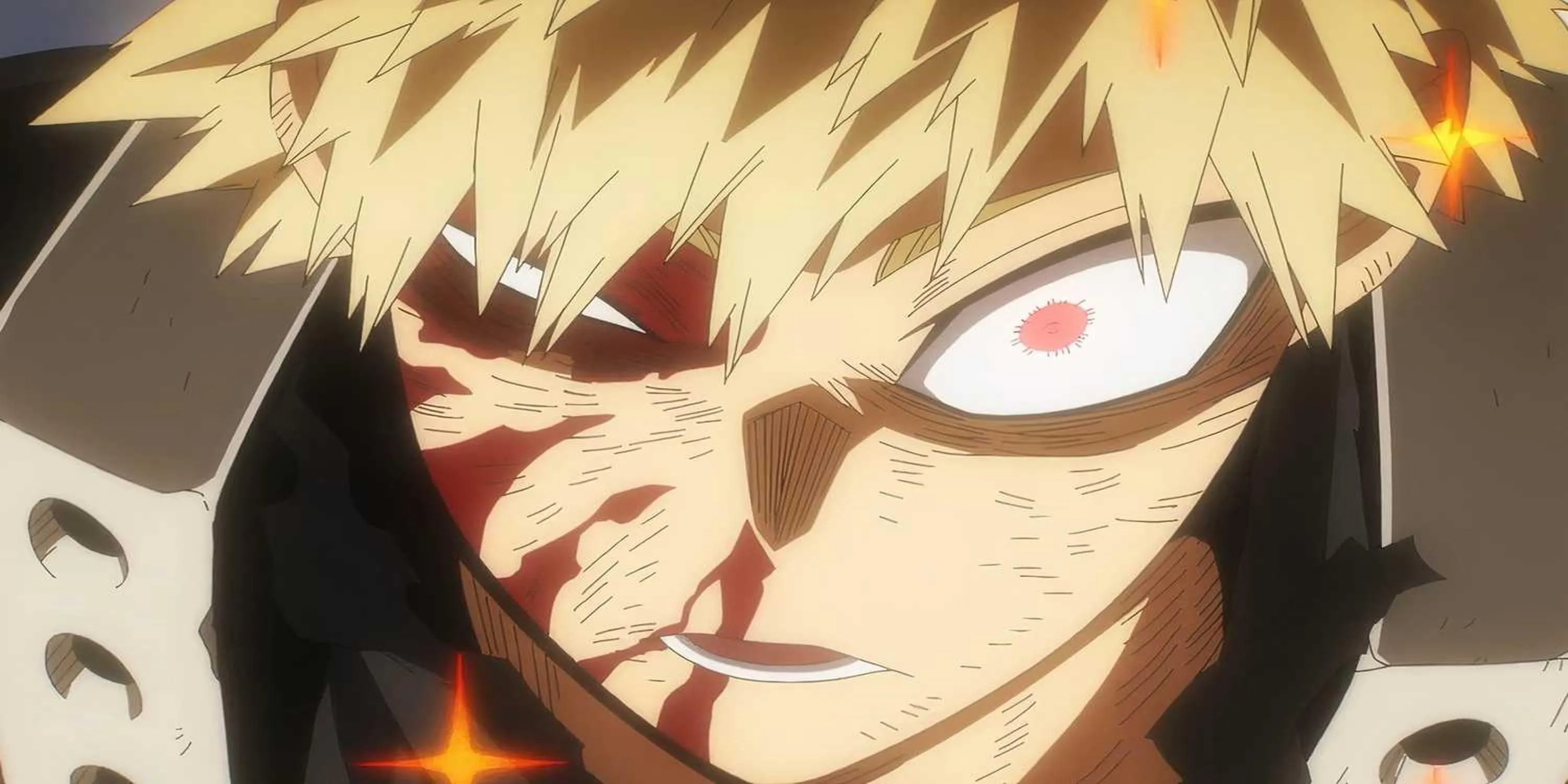Katsuki Bakugo tạo ra vụ nổ mạnh mẽ từ Quirk Explosion đã thức tỉnh