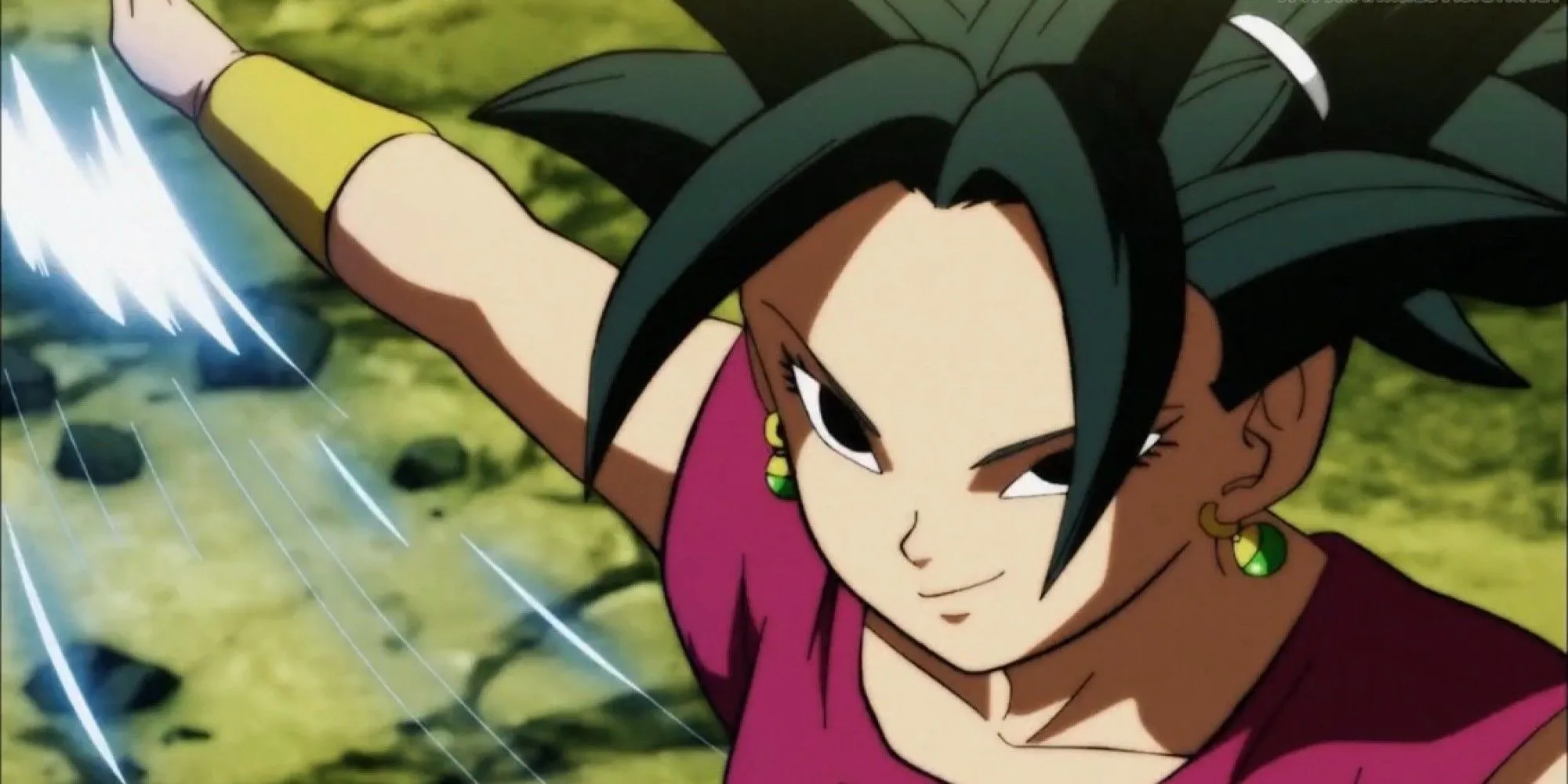 Kefla trong hình dạng Super Saiyan từ Dragon Ball Super