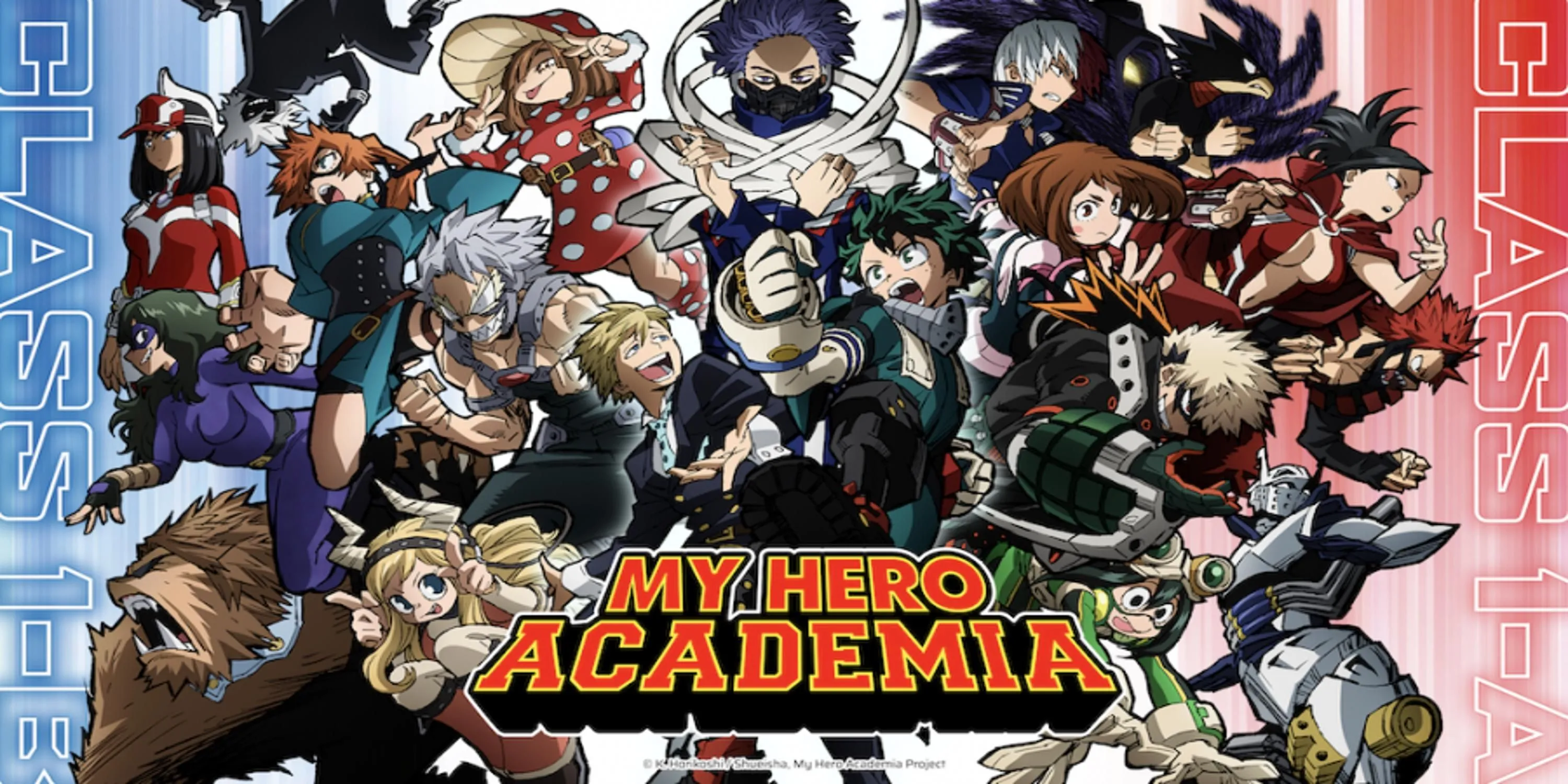 Key visual mùa 5 anime My Hero Academia, mùa bị đánh giá là phân mảnh.