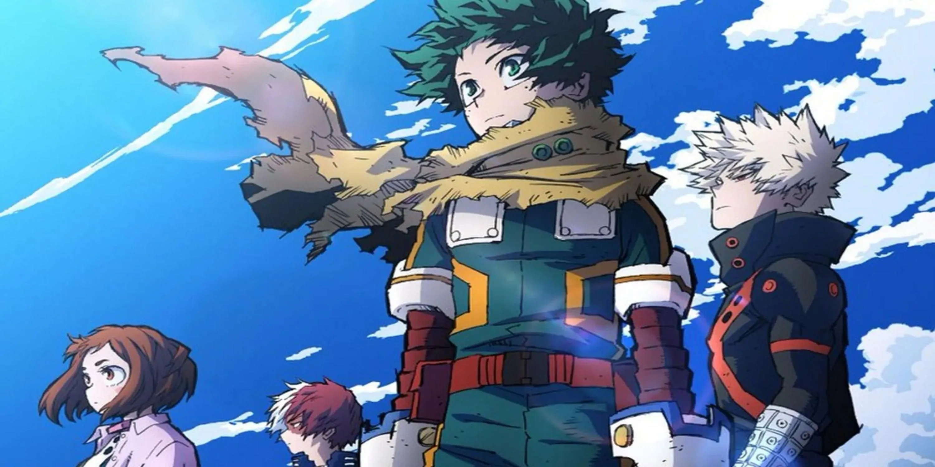 Key visual mùa 7 My Hero Academia, chuẩn bị cho cuộc chiến cuối cùng.