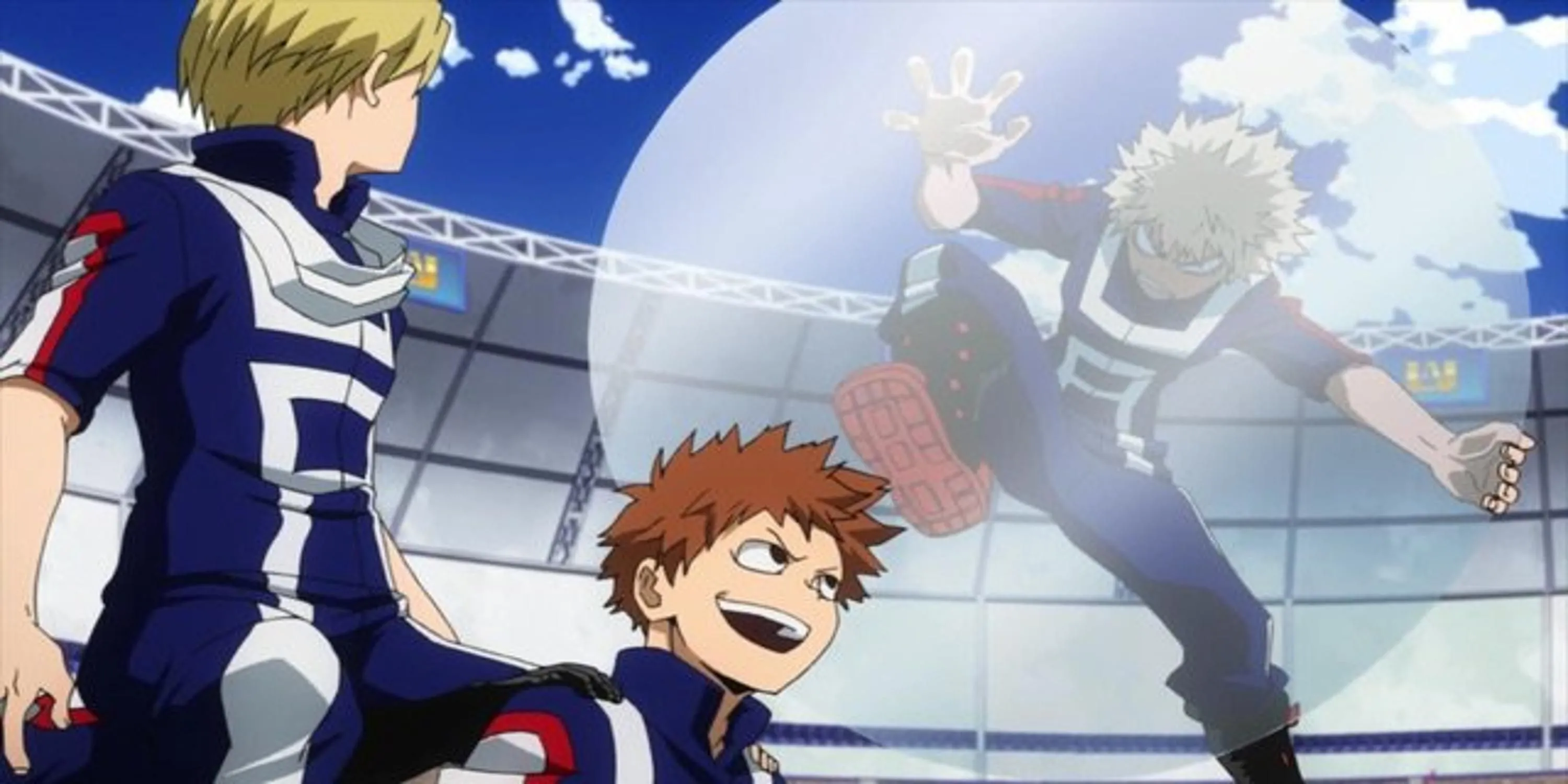 Kosei Tsuburaba sử dụng Quirk Solid Air trong My Hero Academia