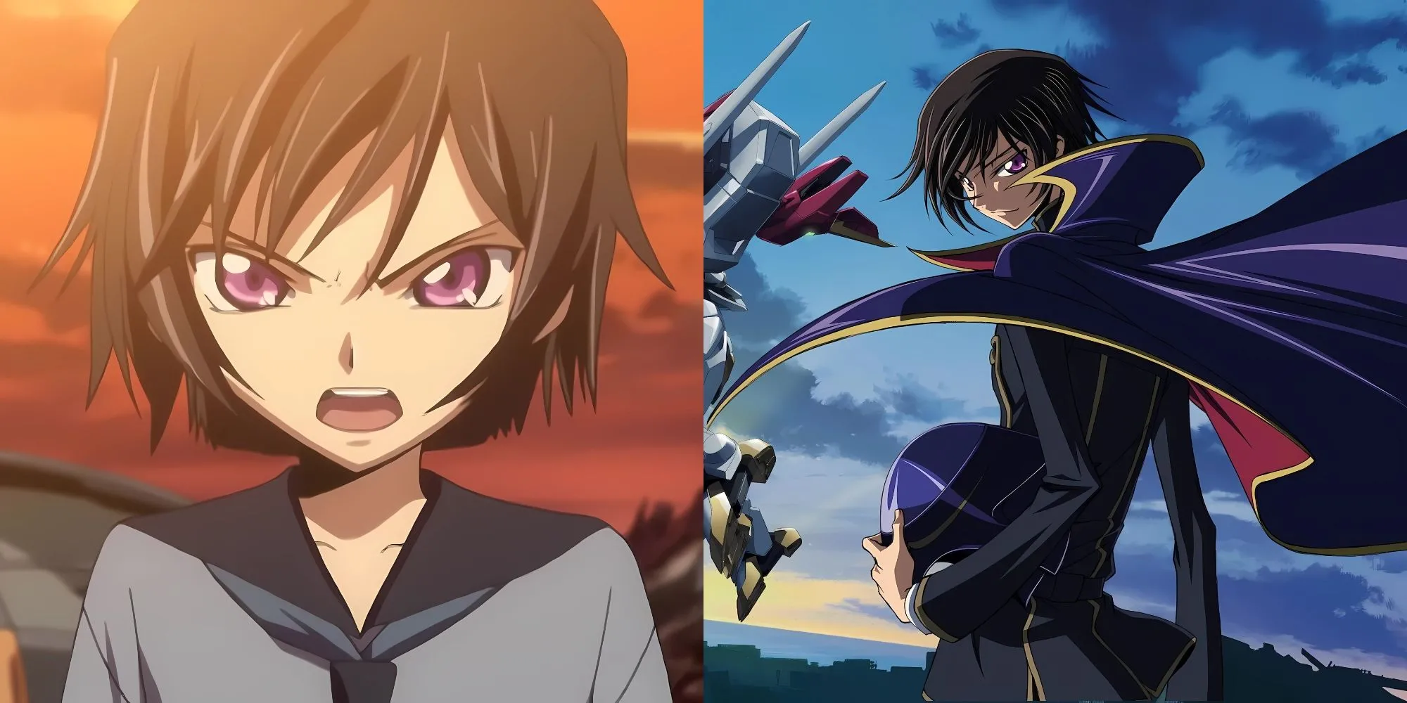 Lelouch Lamperouge với sức mạnh Geass trong Code Geass Lelouch of the Rebellion