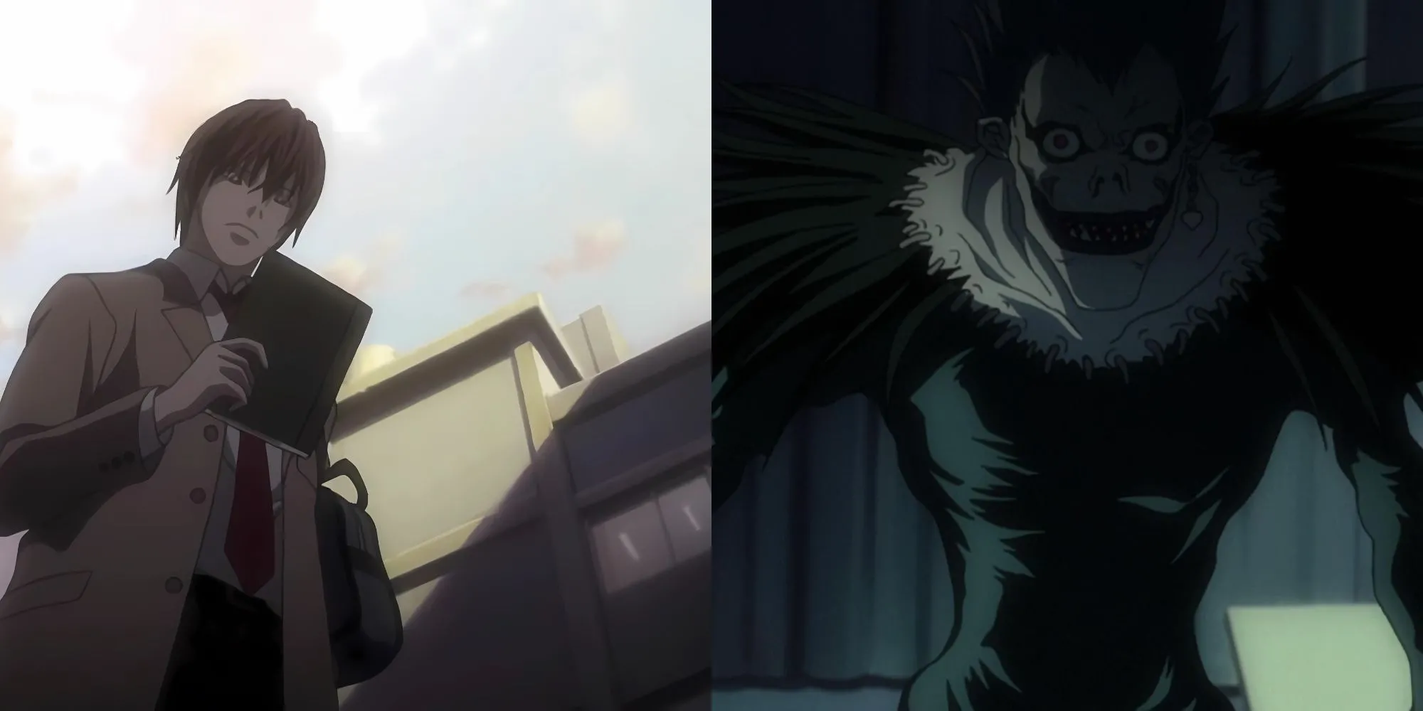 Light Yagami cầm trên tay cuốn sổ Tử Thần Death Note, bắt đầu khám phá sức mạnh chết chóc trong tập 'Rebirth'.