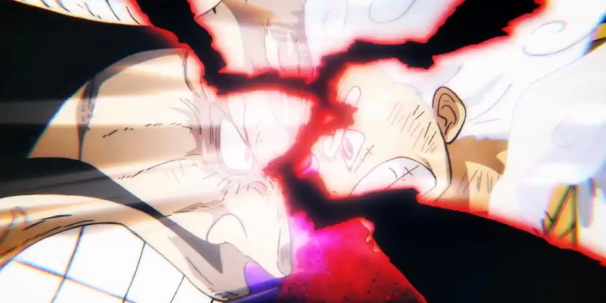 Luffy đối đầu Kaido trên nóc Onigashima trong trận chiến tại arc Wano
