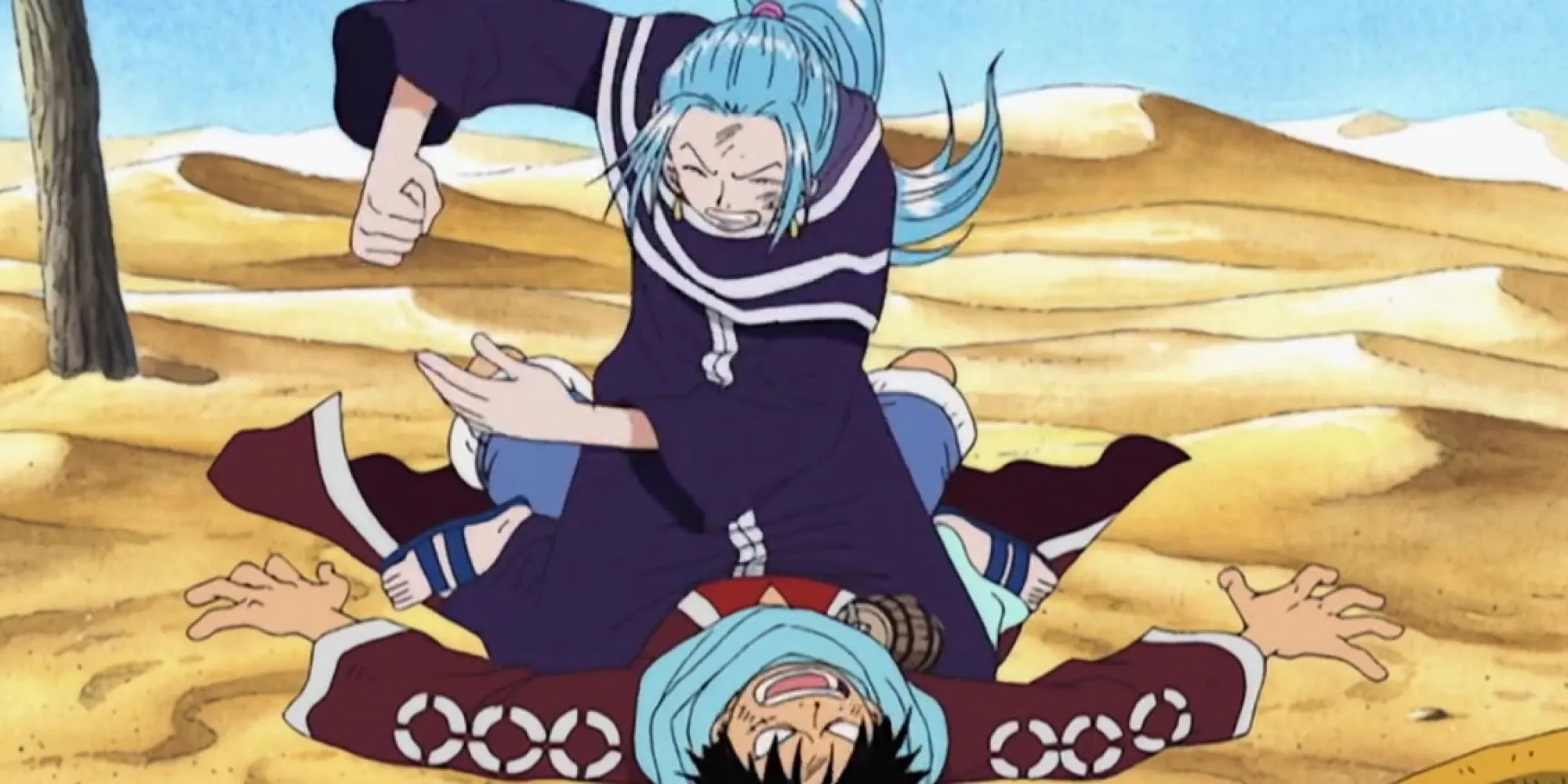 Luffy nói chuyện nghiêm túc với Công chúa Vivi tại Alabasta