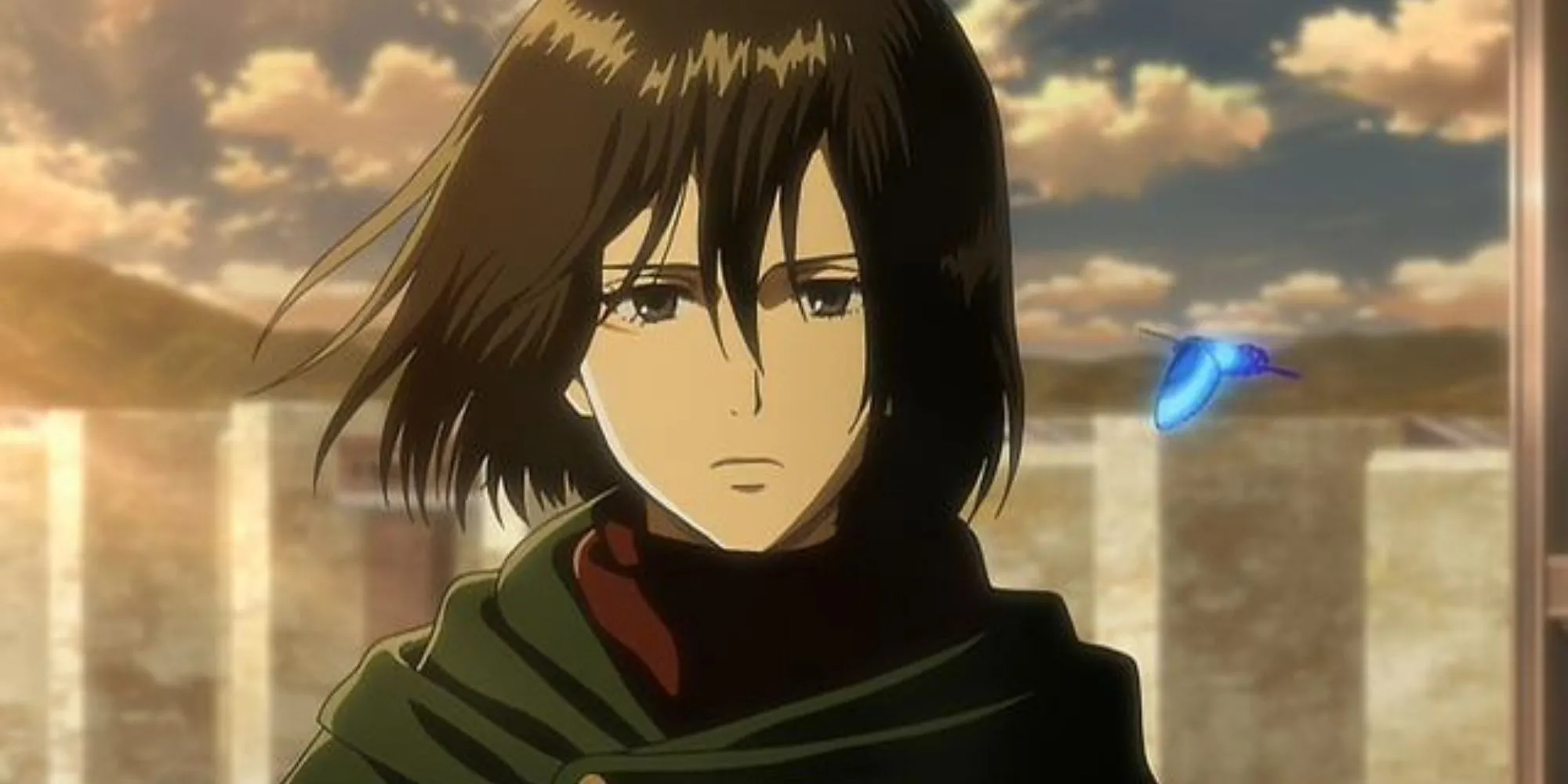 Mikasa Ackerman sử dụng bộ cơ động 3D