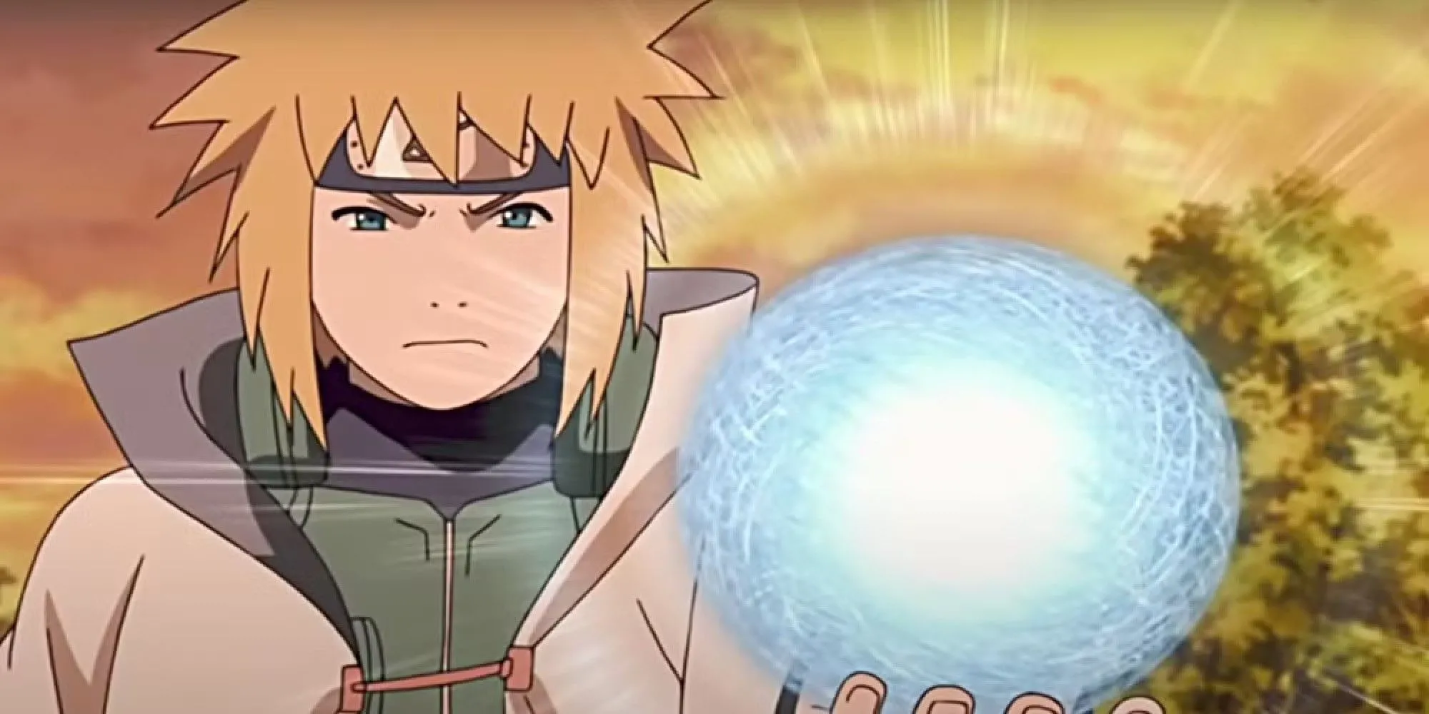 Minato Namikaze sử dụng Rasengan trong Naruto