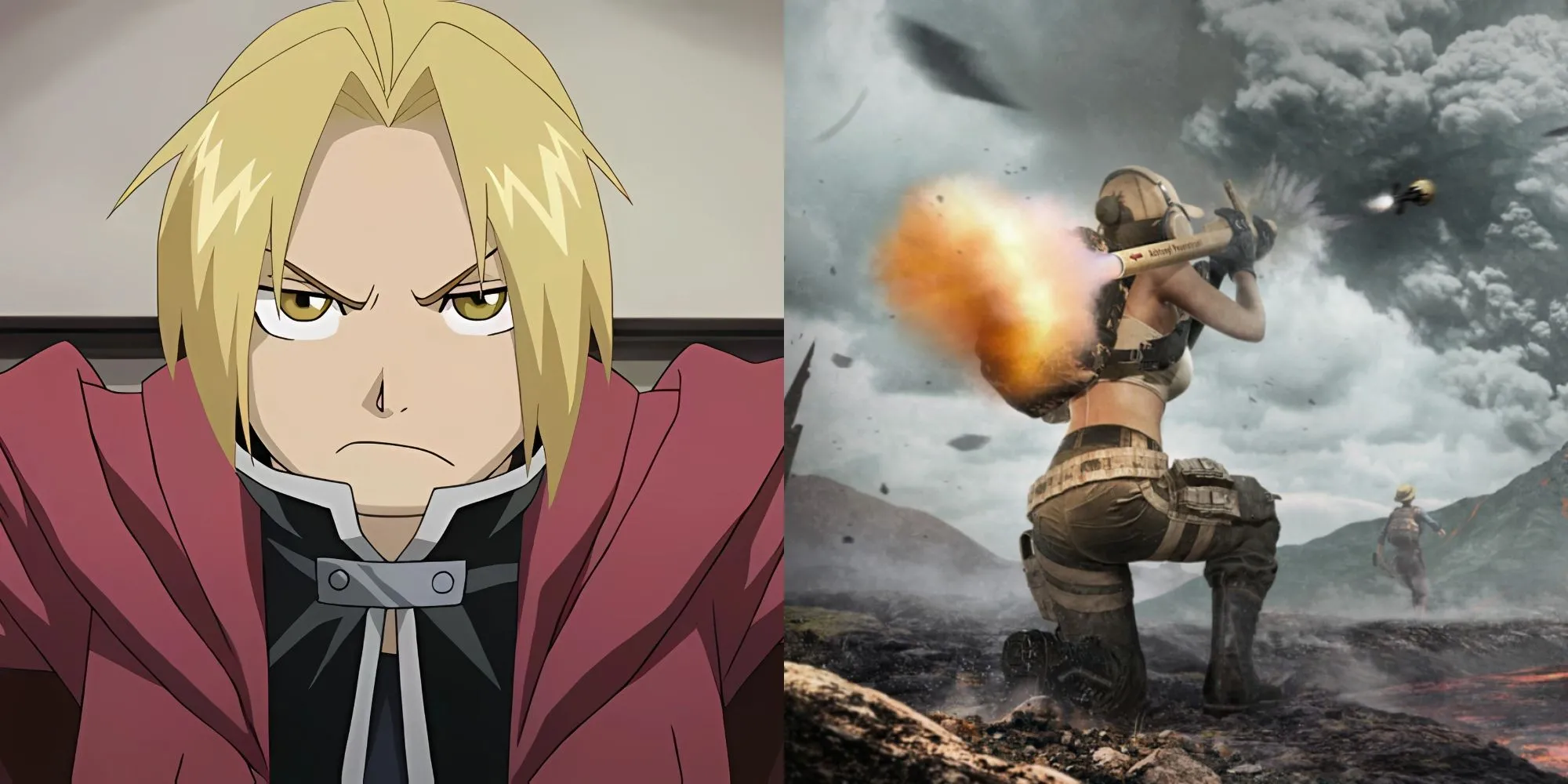 Minh họa ý tưởng tên game PUBG anime AlchemyCircle lấy cảm hứng từ Fullmetal Alchemist