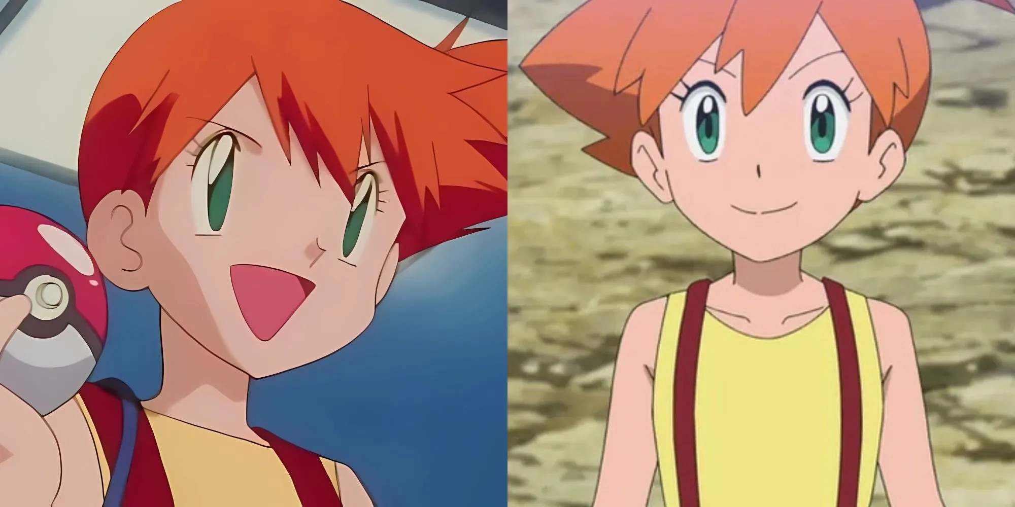 Misty với Pokémon Psyduck trong loạt phim hoạt hình Pokemon