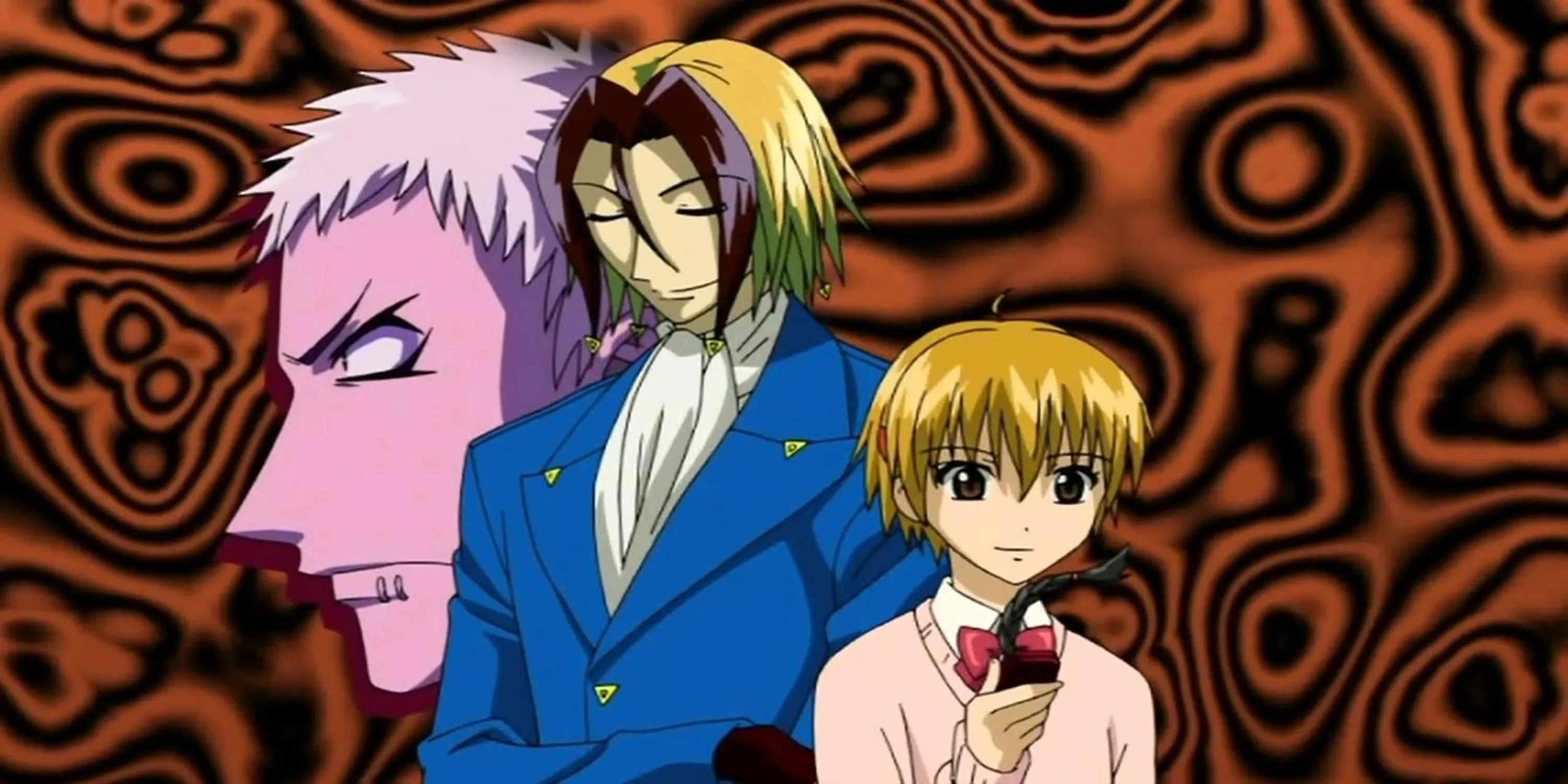 Neuro Nōgami với nụ cười bí hiểm và Yako Katsuragi trong Neuro Supernatural Detective