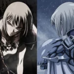 Nhân vật Clare sử dụng thanh đại kiếm trong anime Claymore