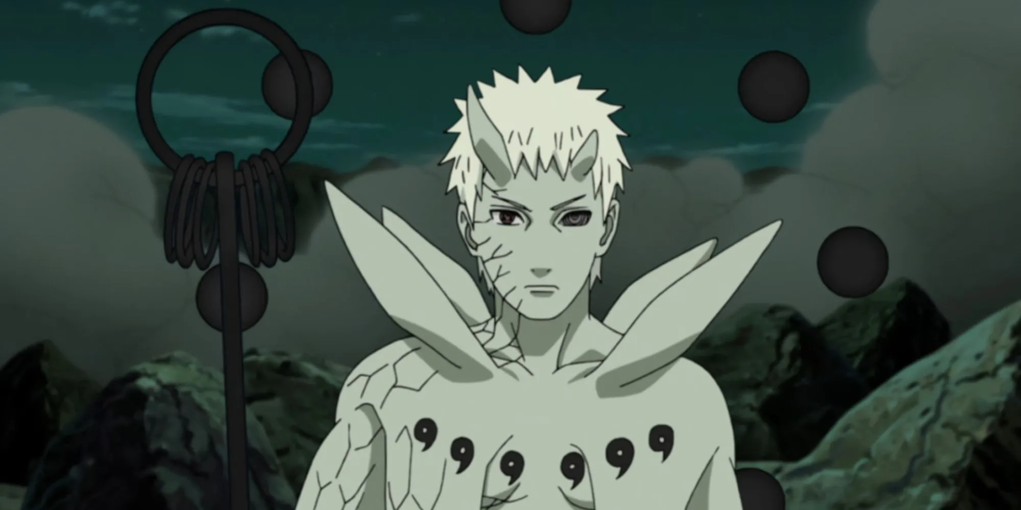 Obito trong Naruto với những Quả cầu Chân Lý của mình