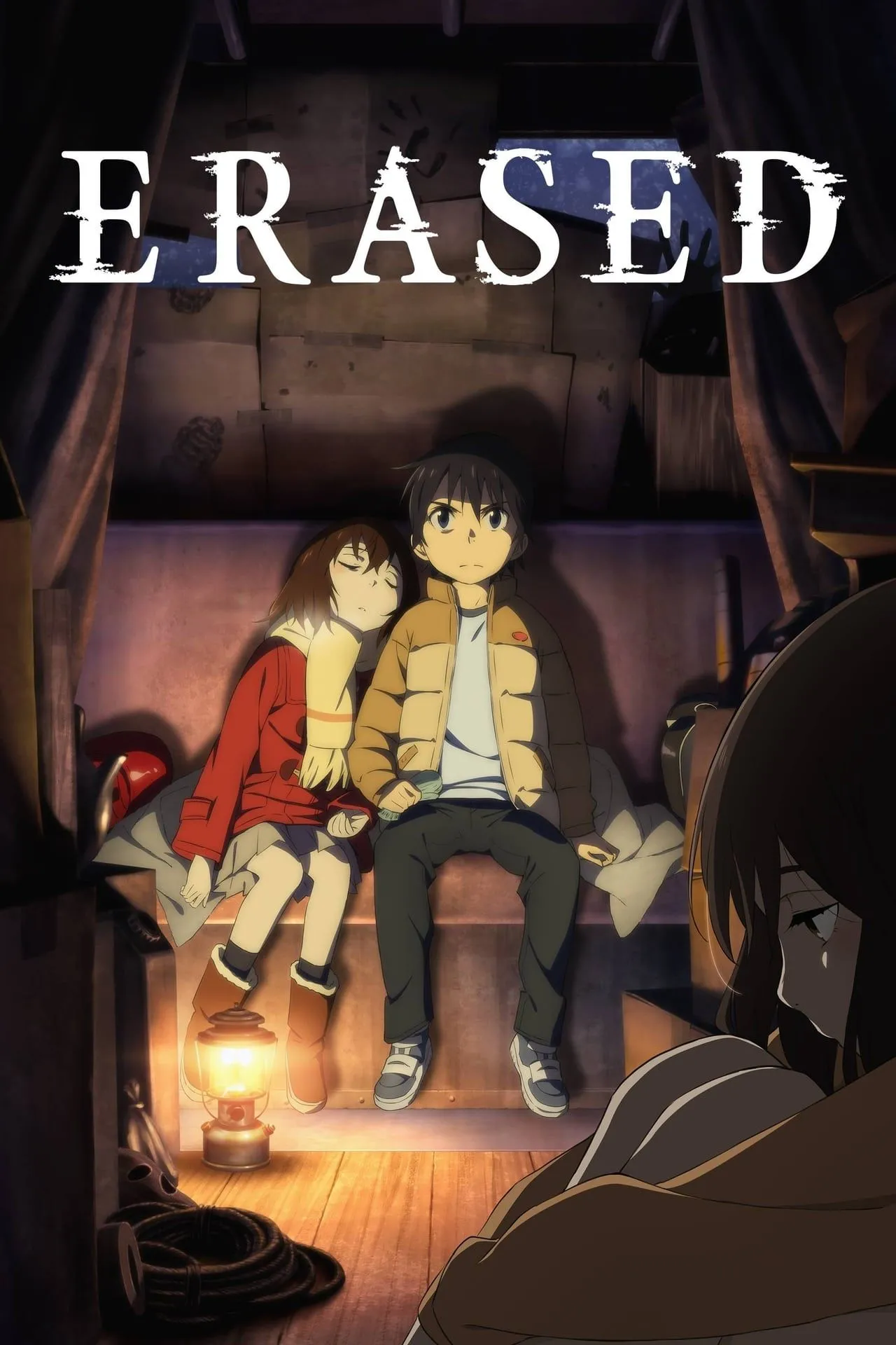Poster chính thức của anime Erased năm 2016