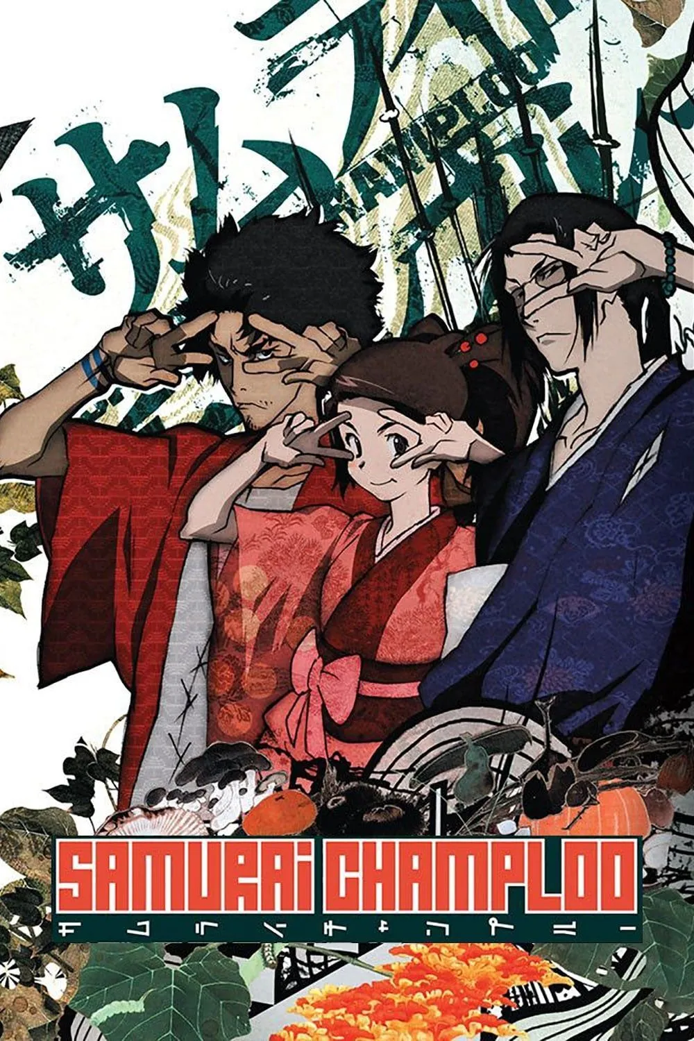 Poster chính thức của loạt anime Samurai Champloo