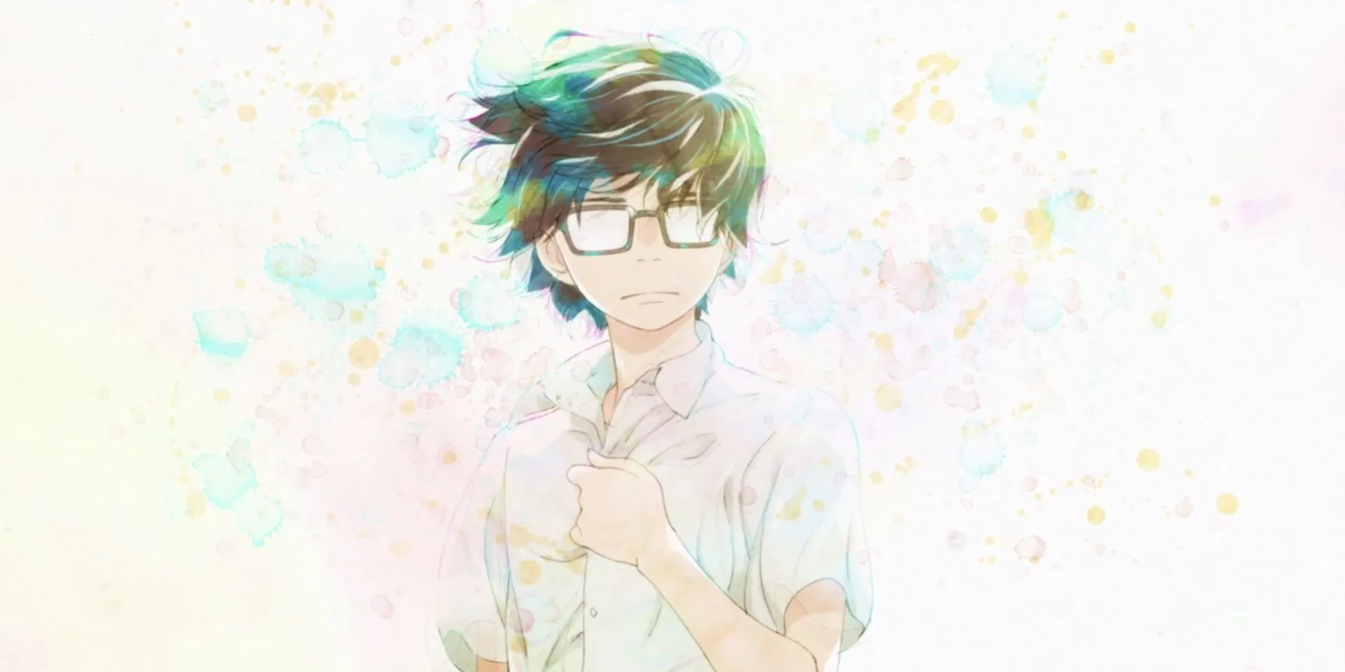 Rei Kiriyama, nhân vật chính của March Comes in Like a Lion, một kỳ thủ shogi trầm cảm đấu tranh với sự cô lập.