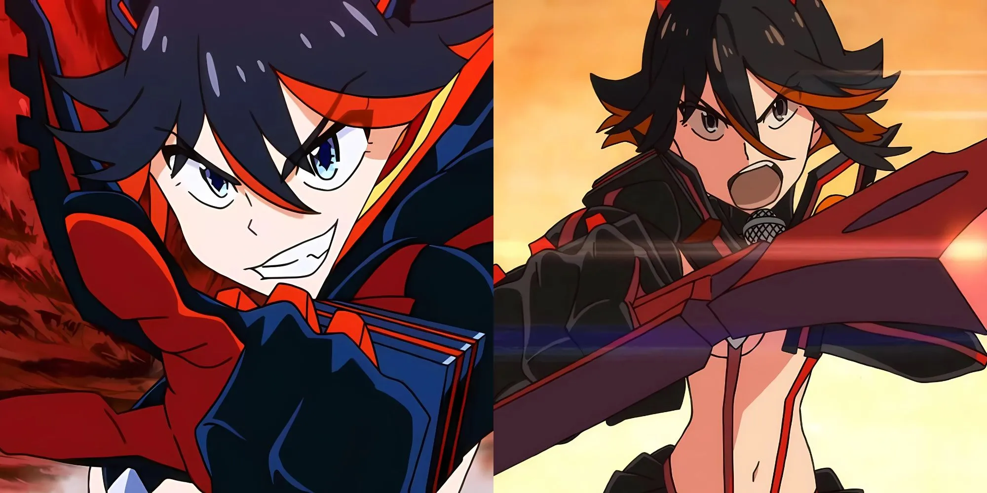 Ryuko Matoi với Senketsu trong anime Kill la Kill