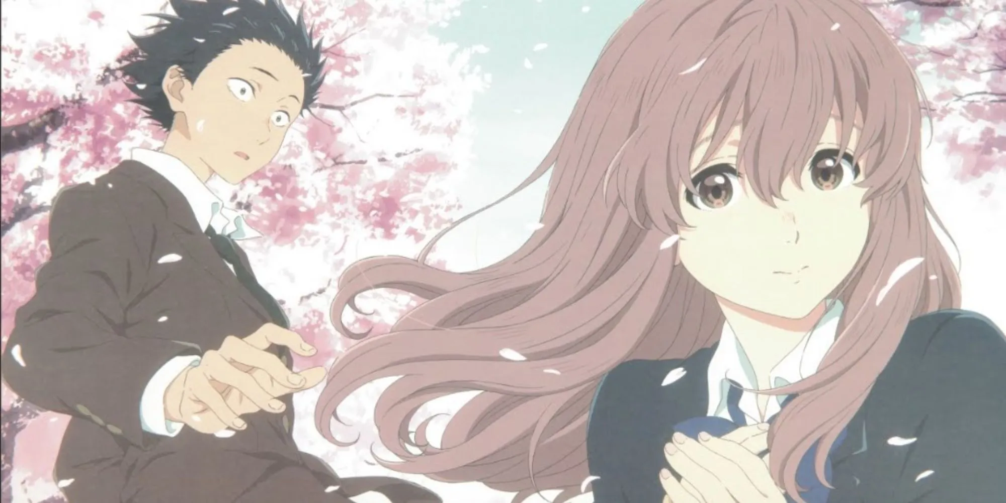 Shouko Nishimiya trong A Silent Voice với vẻ mặt dịu dàng và ánh mắt buồn