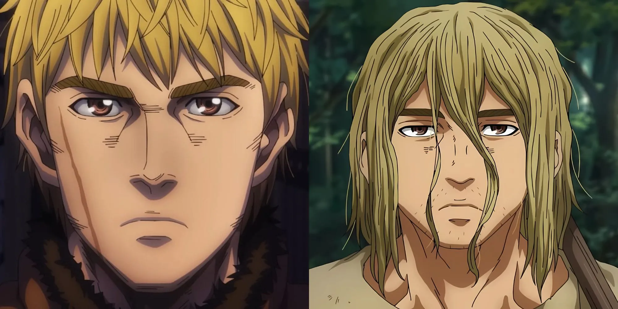 Thorfinn và Einar làm việc trên cánh đồng trong Vinland Saga Season 2