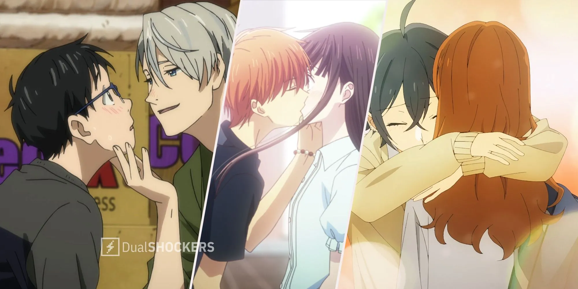 Tổng hợp các bộ anime romance nổi tiếng như Yuri On Ice, Fruits Basket, Horimiya