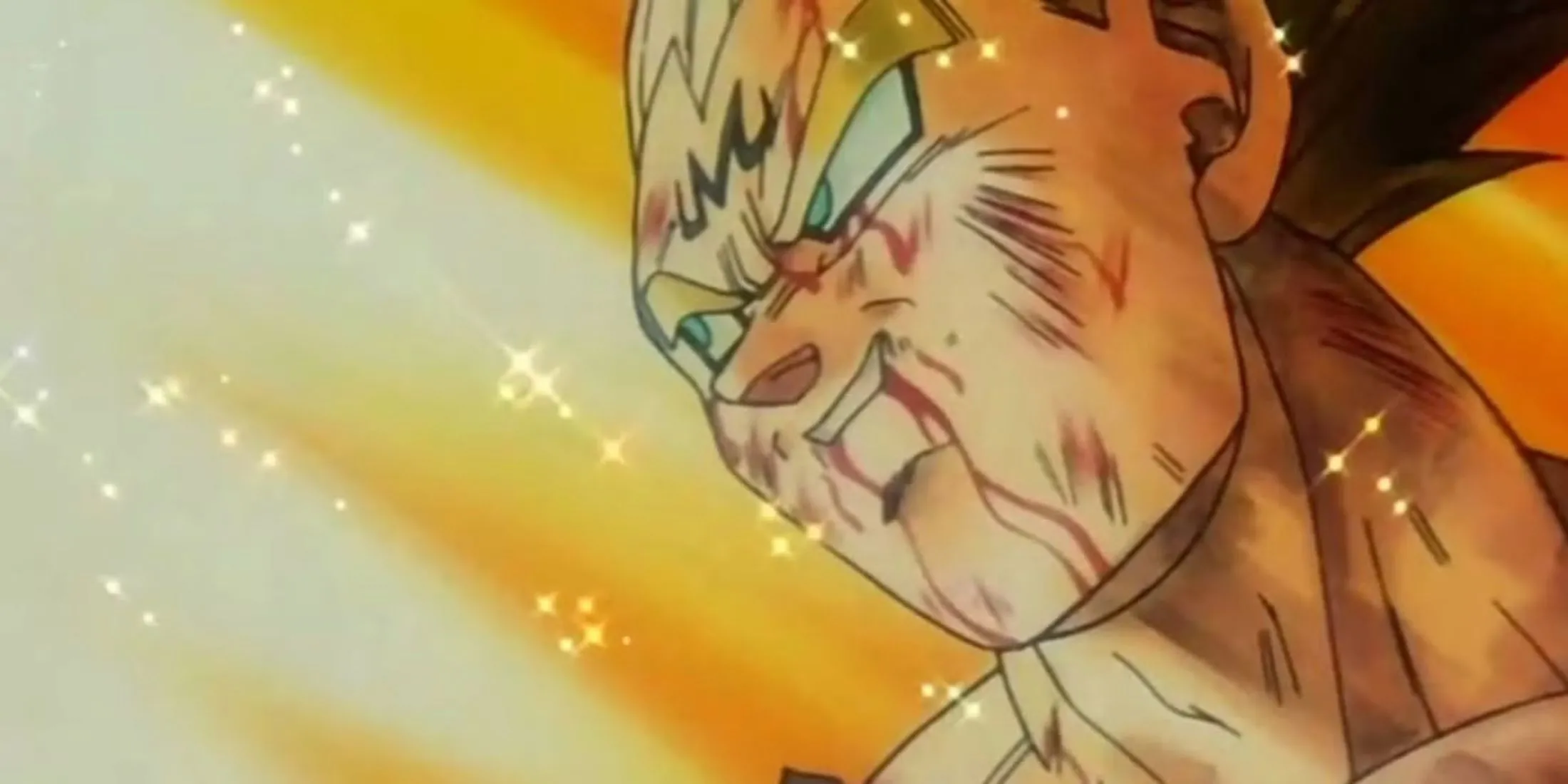 Vegeta chuẩn bị thực hiện đòn Tự Hủy (Final Explosion) để tiêu diệt Majin Buu trong Dragon Ball Z