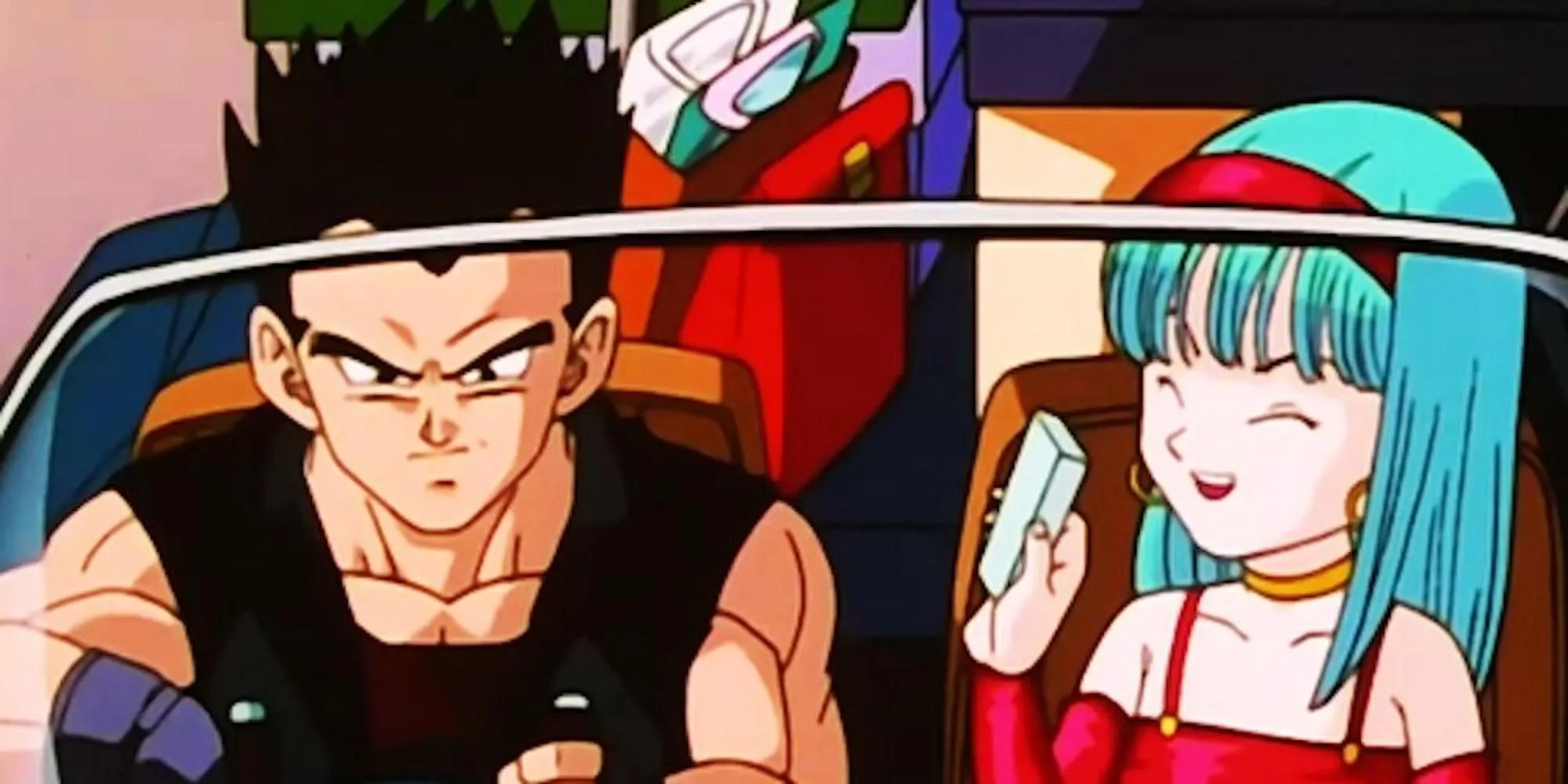 Vegeta đi mua sắm cùng Bulma trong Dragon Ball GT
