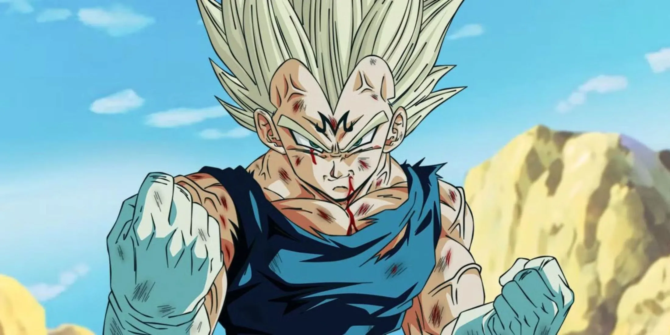 Vegeta ở dạng Siêu Saiyan trong Dragon Ball Z