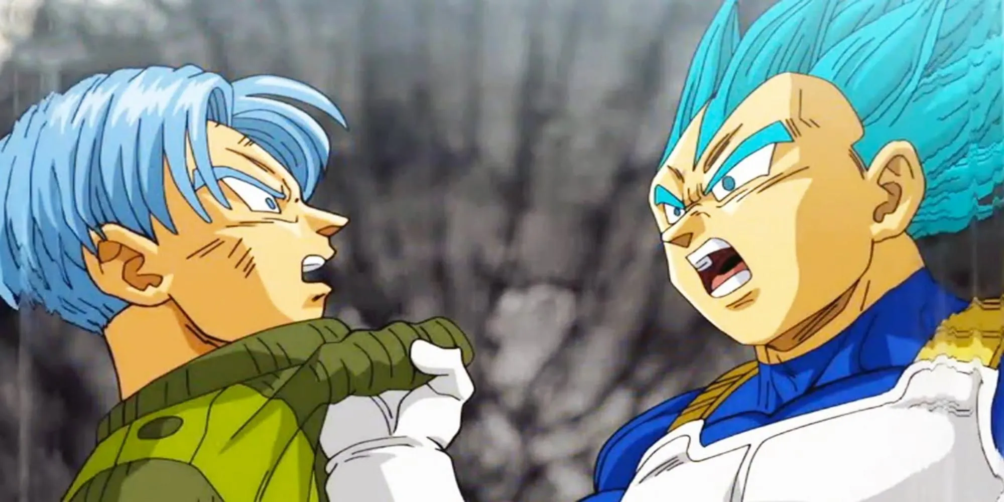 Vegeta ôm Future Trunks bị thương