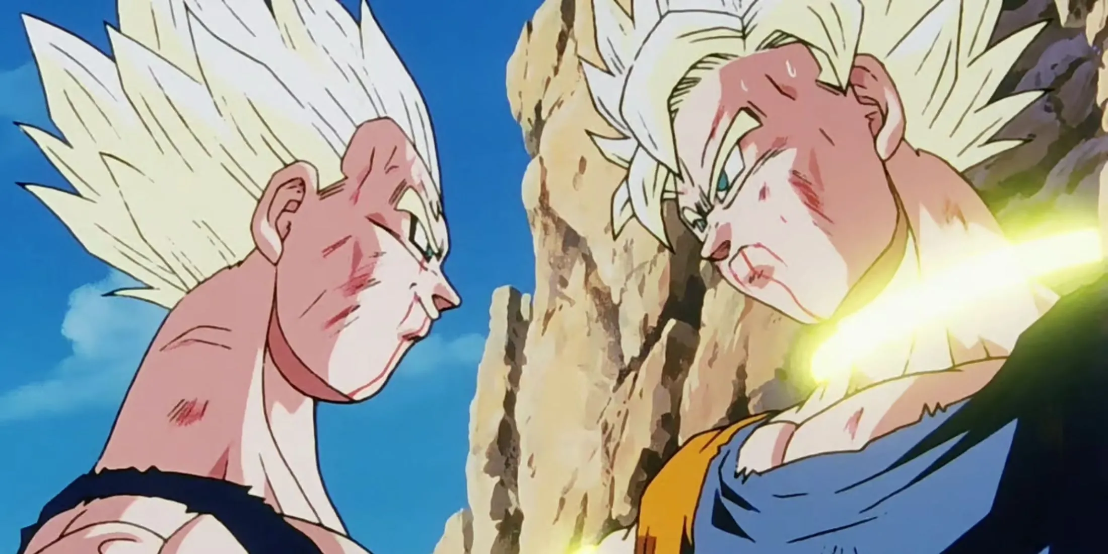 Vegeta và Son Goku đối đầu, Vegeta giải thích lý do bị Babidi thao túng trong Dragon Ball Z Buu Saga