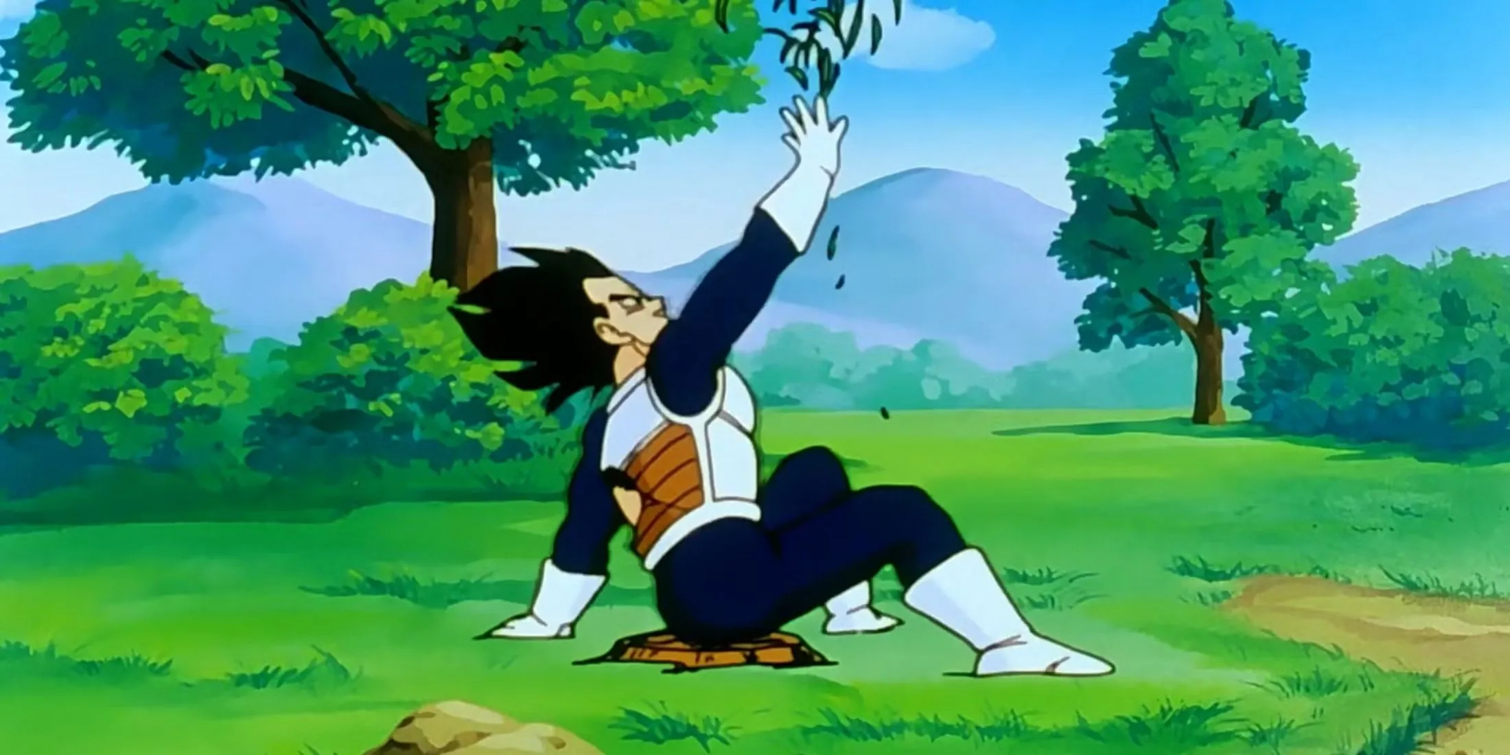 Vegeta vui mừng tin rằng Frieza và Son Goku đã chết trên hành tinh Namek trong Dragon Ball Z