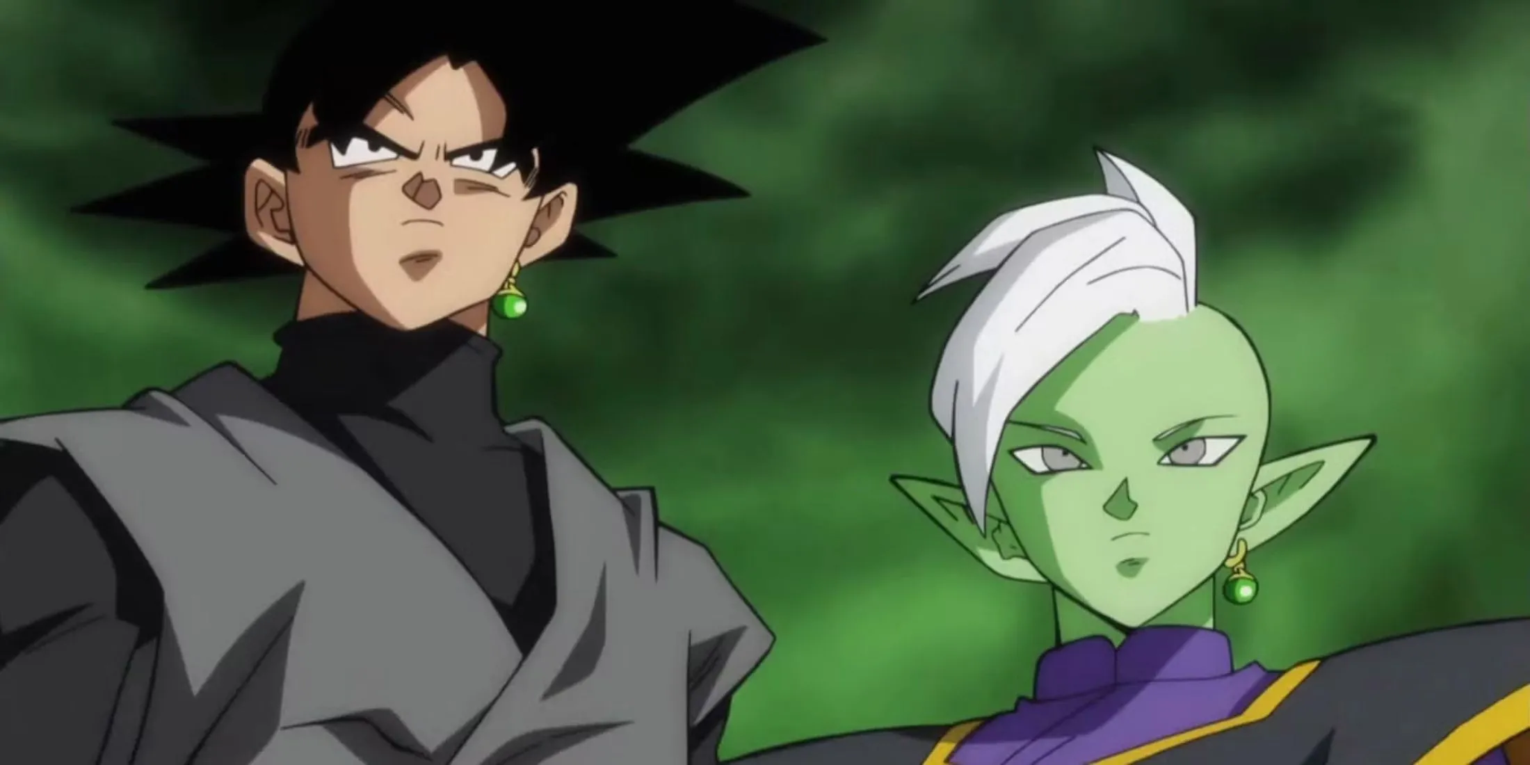 Zamasu và Goku Black trong Dragon Ball Super arc Trunks Tương Lai