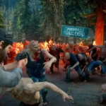 Deacon St. John đối mặt Horde zombie trong chế độ Horde Assault của Days Gone Remastered