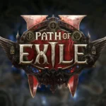 Logo Path of Exile 2 nổi bật trên nền mờ, đại diện cho tựa game nhập vai hành động ARPG đang được mong đợi